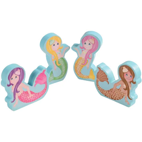 Majestic Mermaid Mansion | 3-Level Wooden Dollhouse with Sea-Life Furniture & Characters