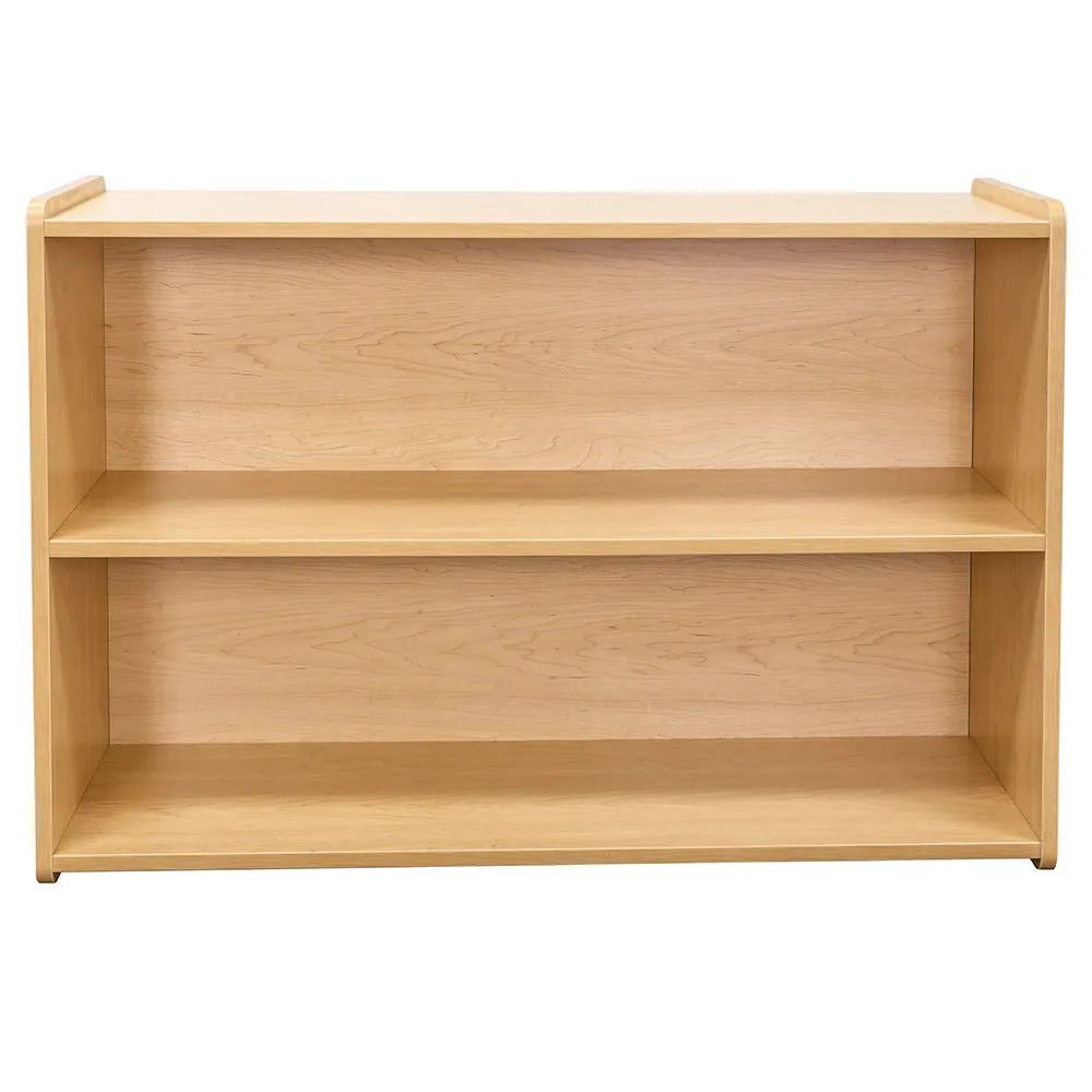 Maple-Toned Preschool Storage Shelf | GREENGUARD® Certified