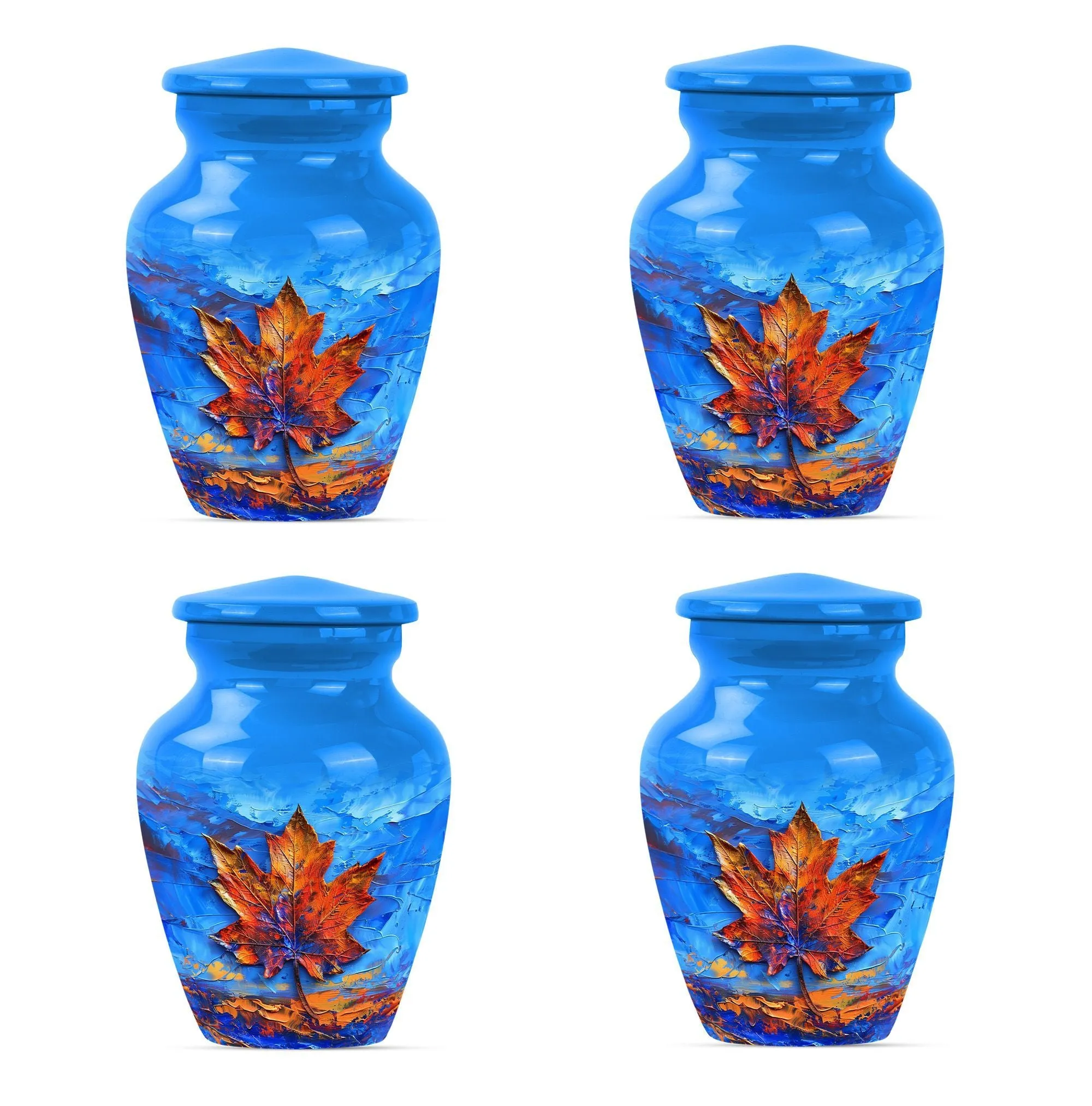 Mapple Leaf Urn - Timeless Memorial Urn for Women Ashes