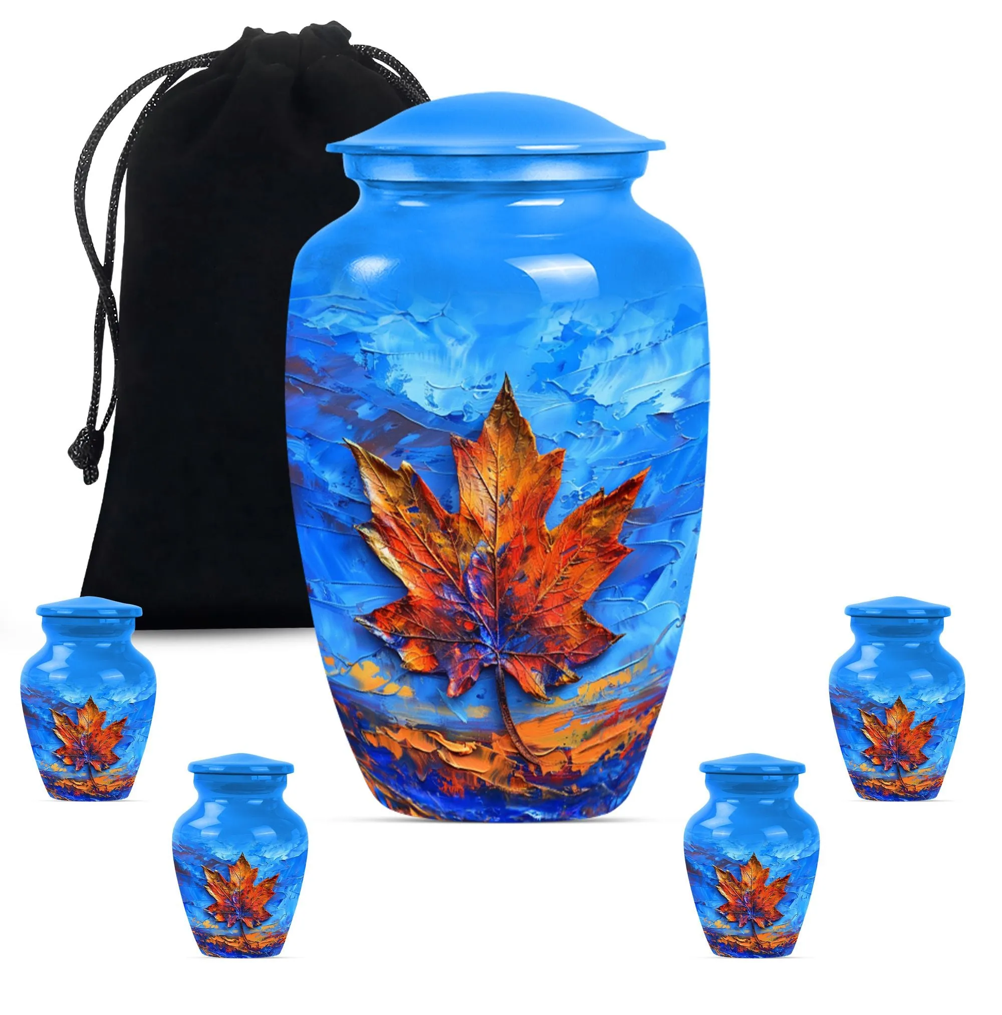Mapple Leaf Urn - Timeless Memorial Urn for Women Ashes