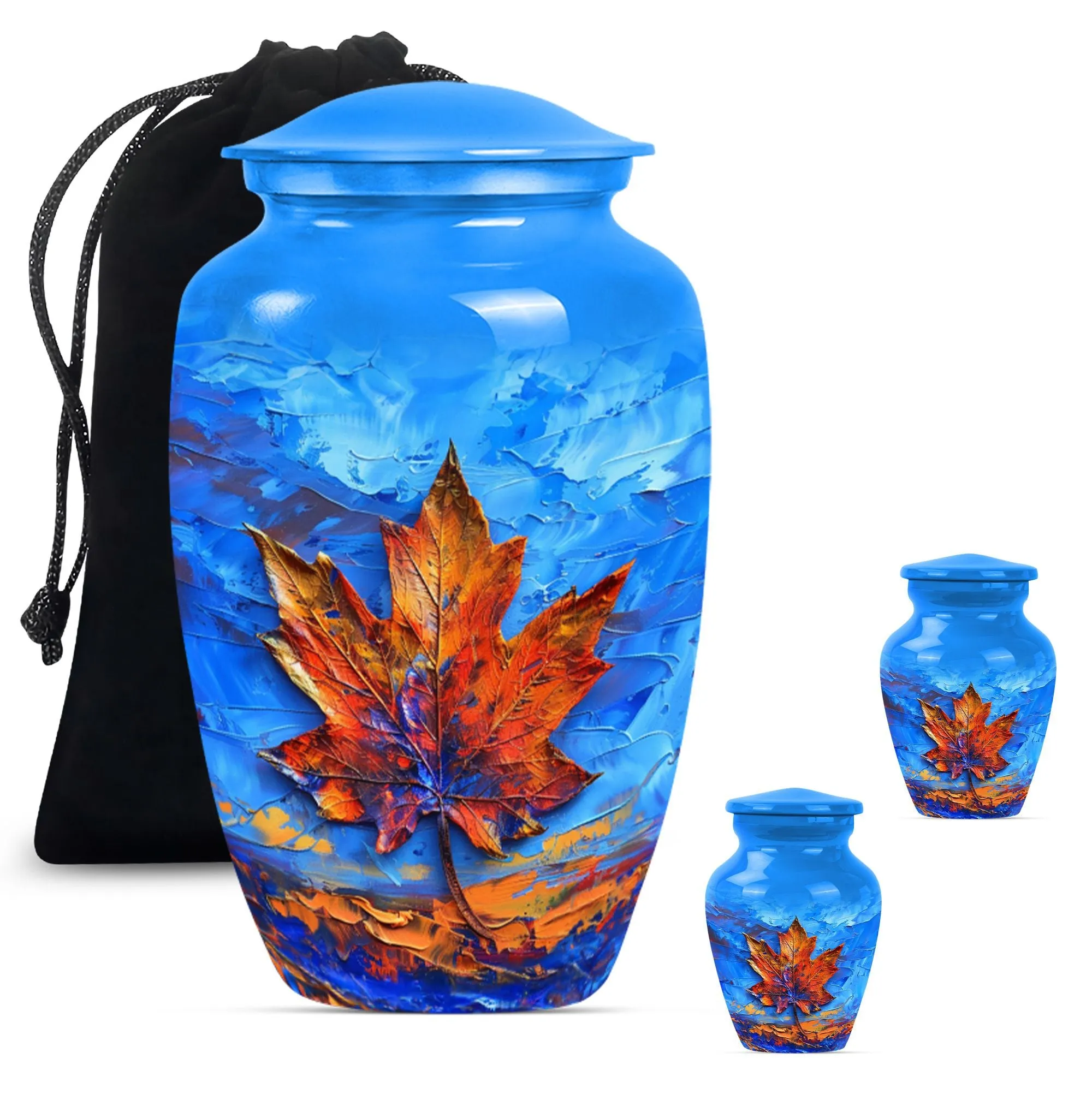 Mapple Leaf Urn - Timeless Memorial Urn for Women Ashes