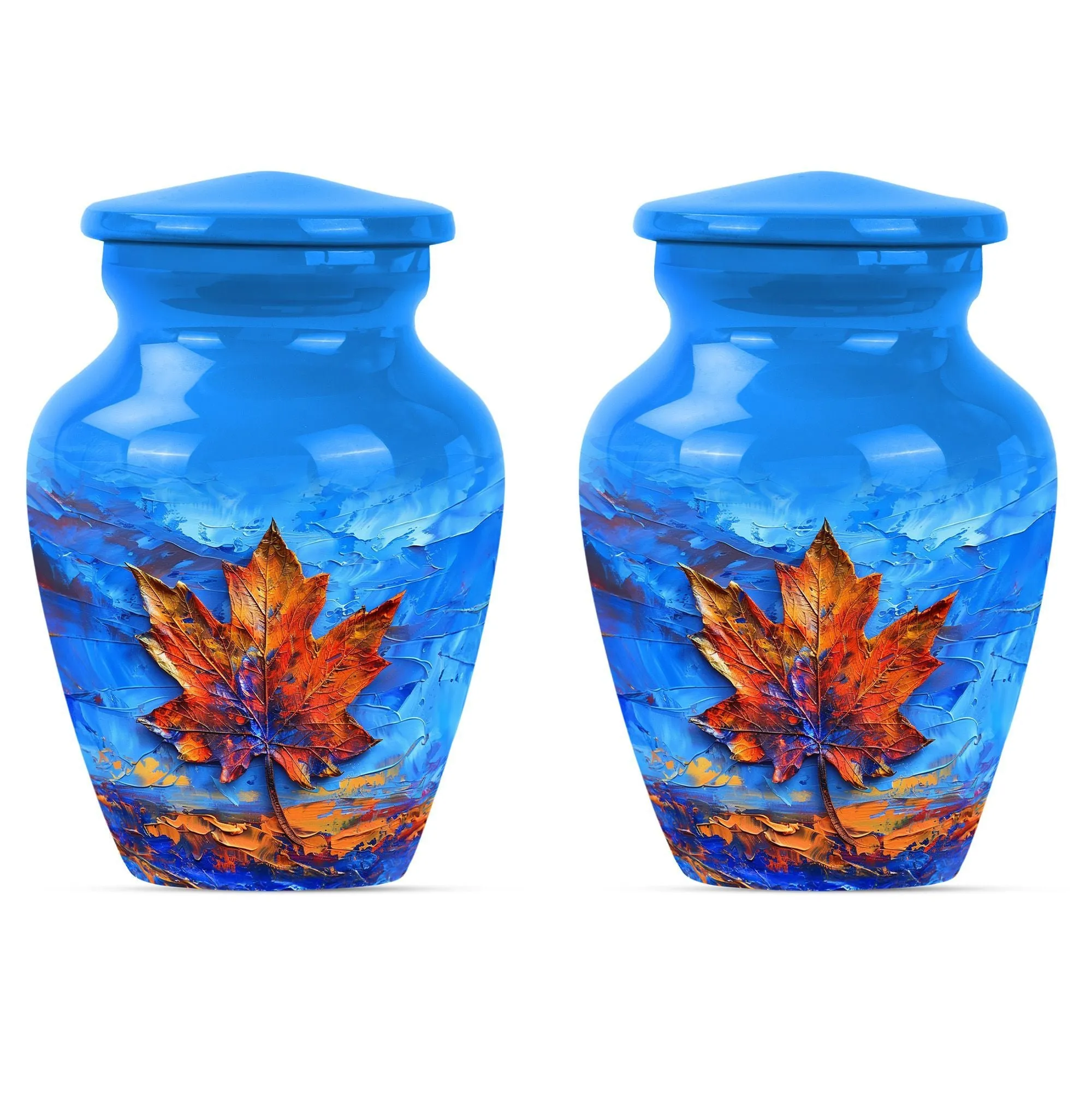 Mapple Leaf Urn - Timeless Memorial Urn for Women Ashes