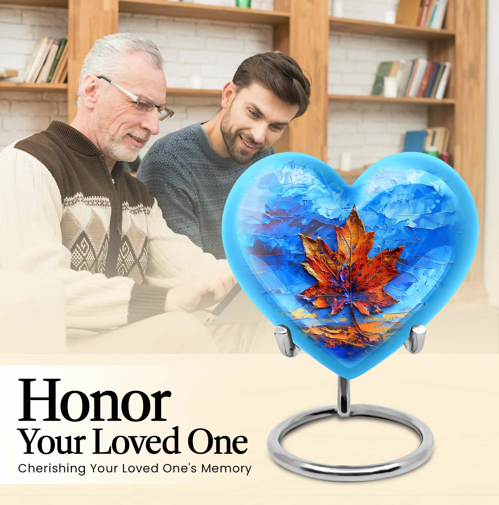 Mapple Leaf Women's Urn Extra Large Memorial Tribute