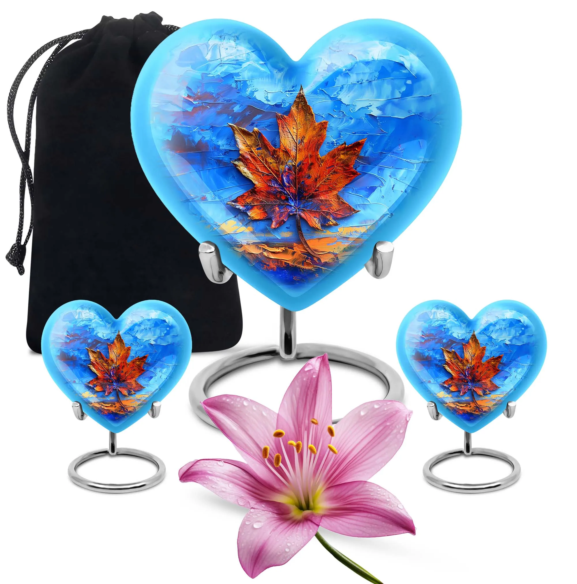 Mapple Leaf Women's Urn Extra Large Memorial Tribute