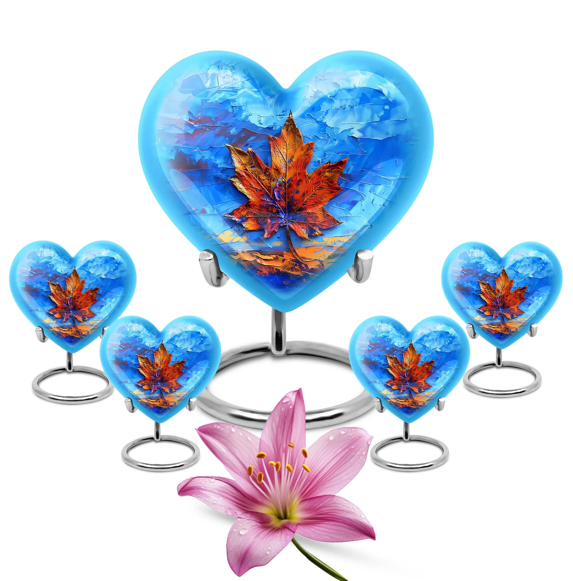 Mapple Leaf Women's Urn Extra Large Memorial Tribute