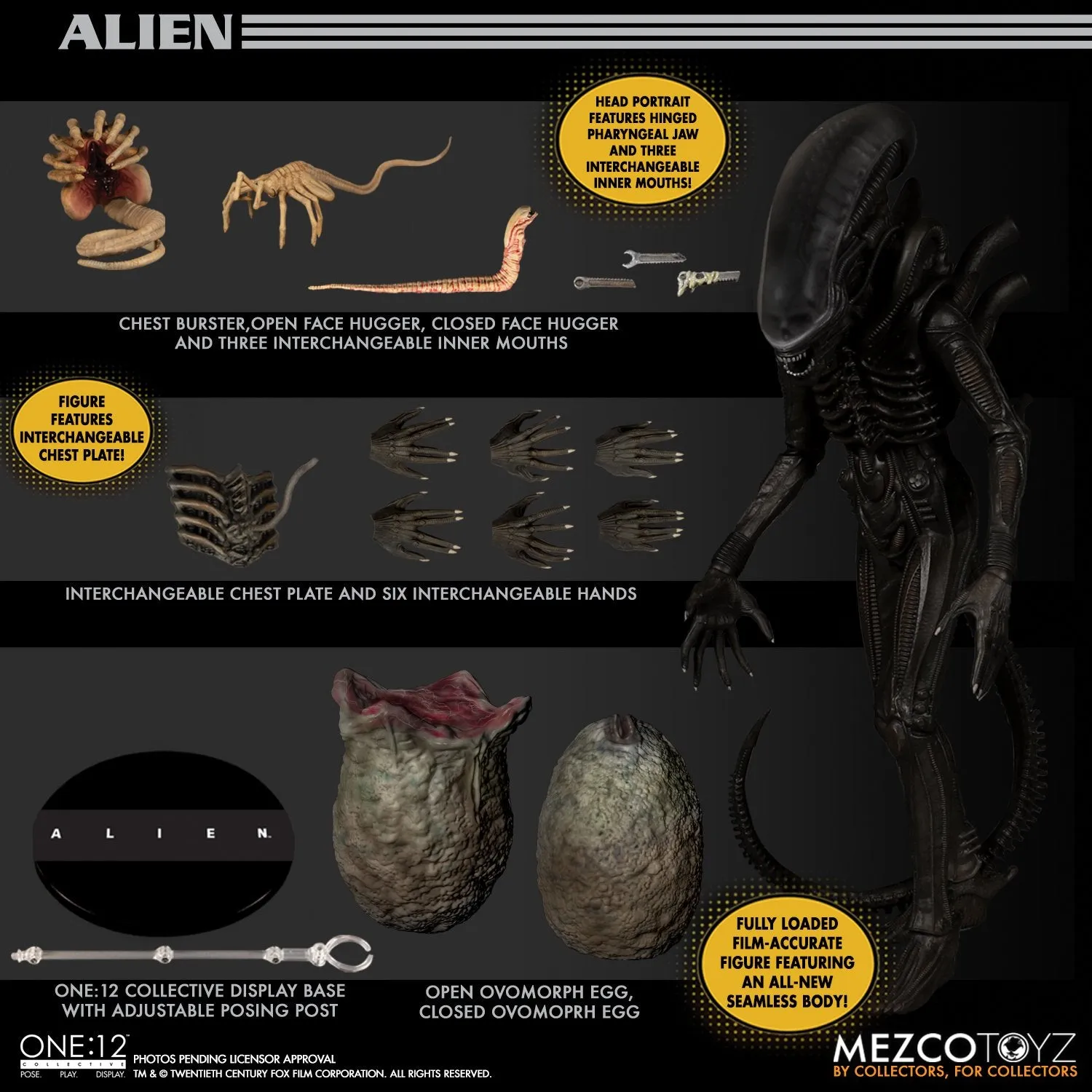 Mezco Toys ONE:12 Collective - Alien