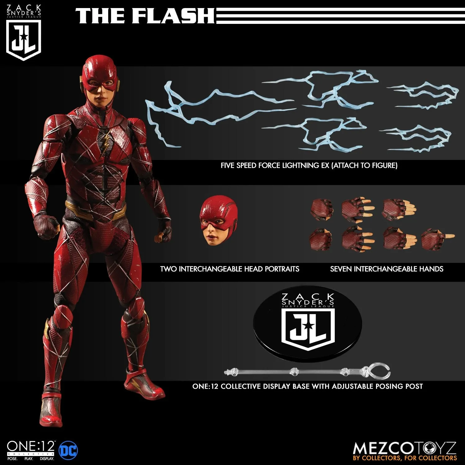 Mezco Toys ONE:12 Collective - Zack Snyder’s Justice League Deluxe Steel Boxed Set