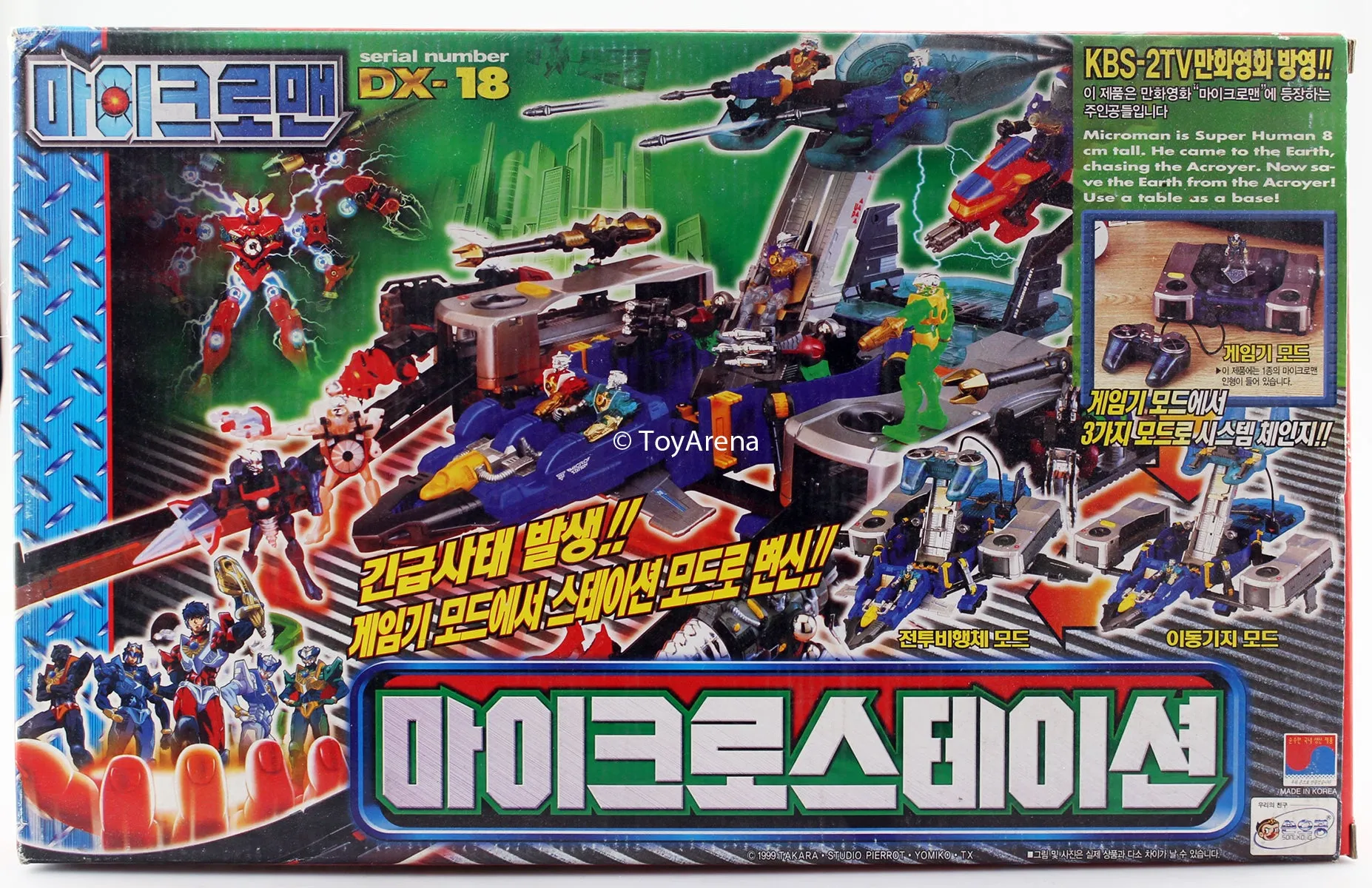 Microman DX-18 Playstation Micro Station