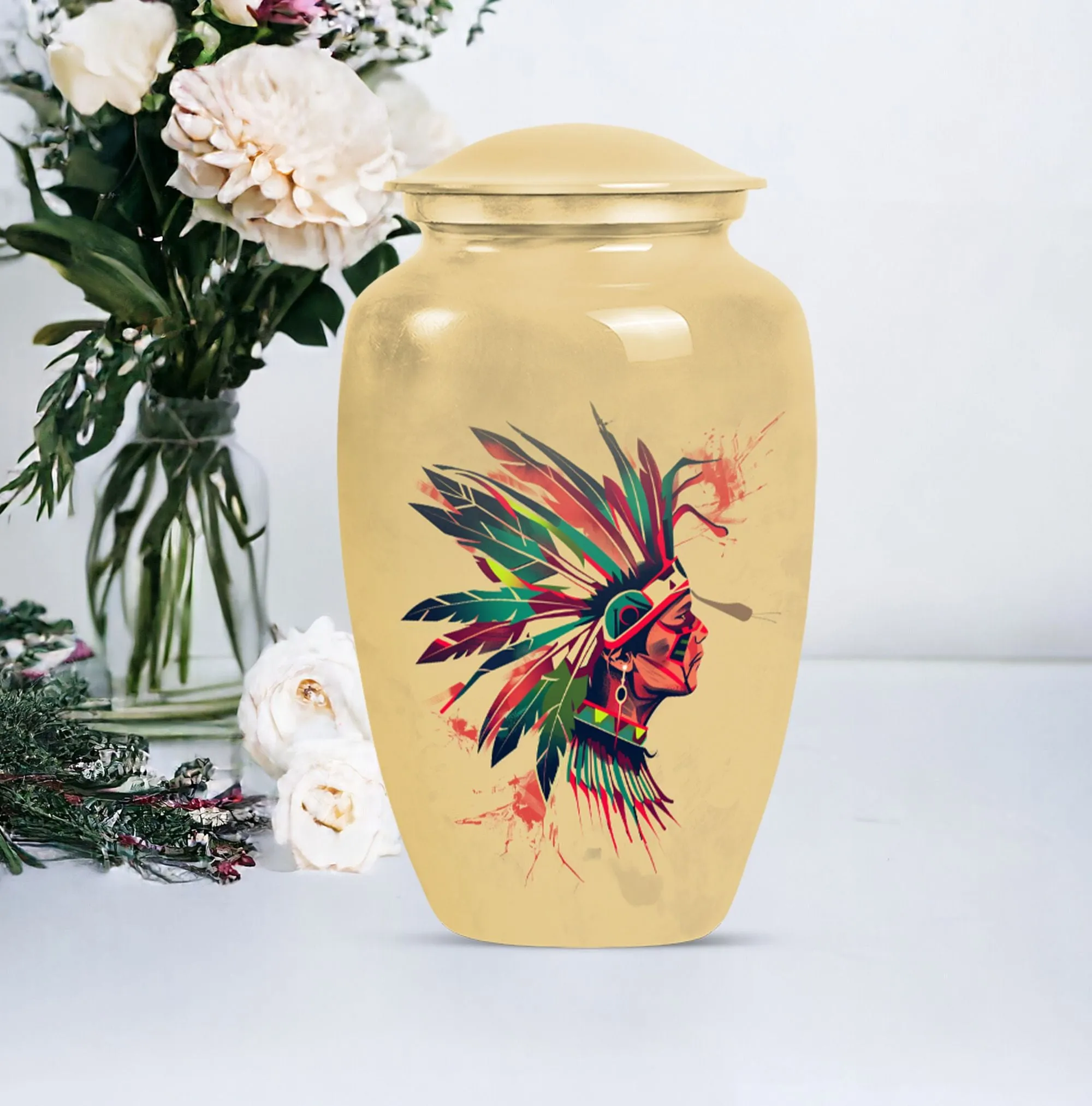 Native American Funeral Ash Memory Keeper