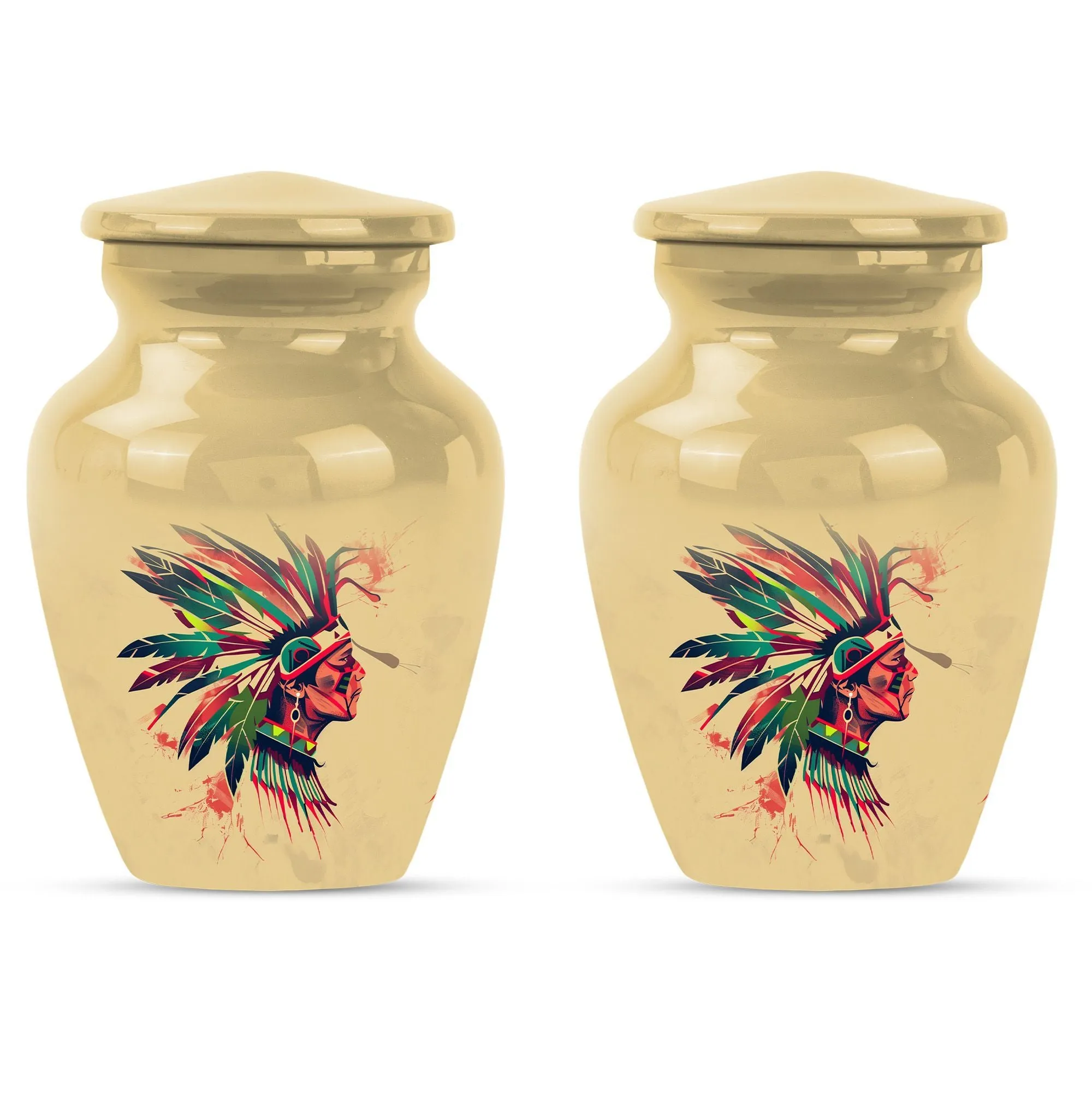 Native American Funeral Ash Memory Keeper