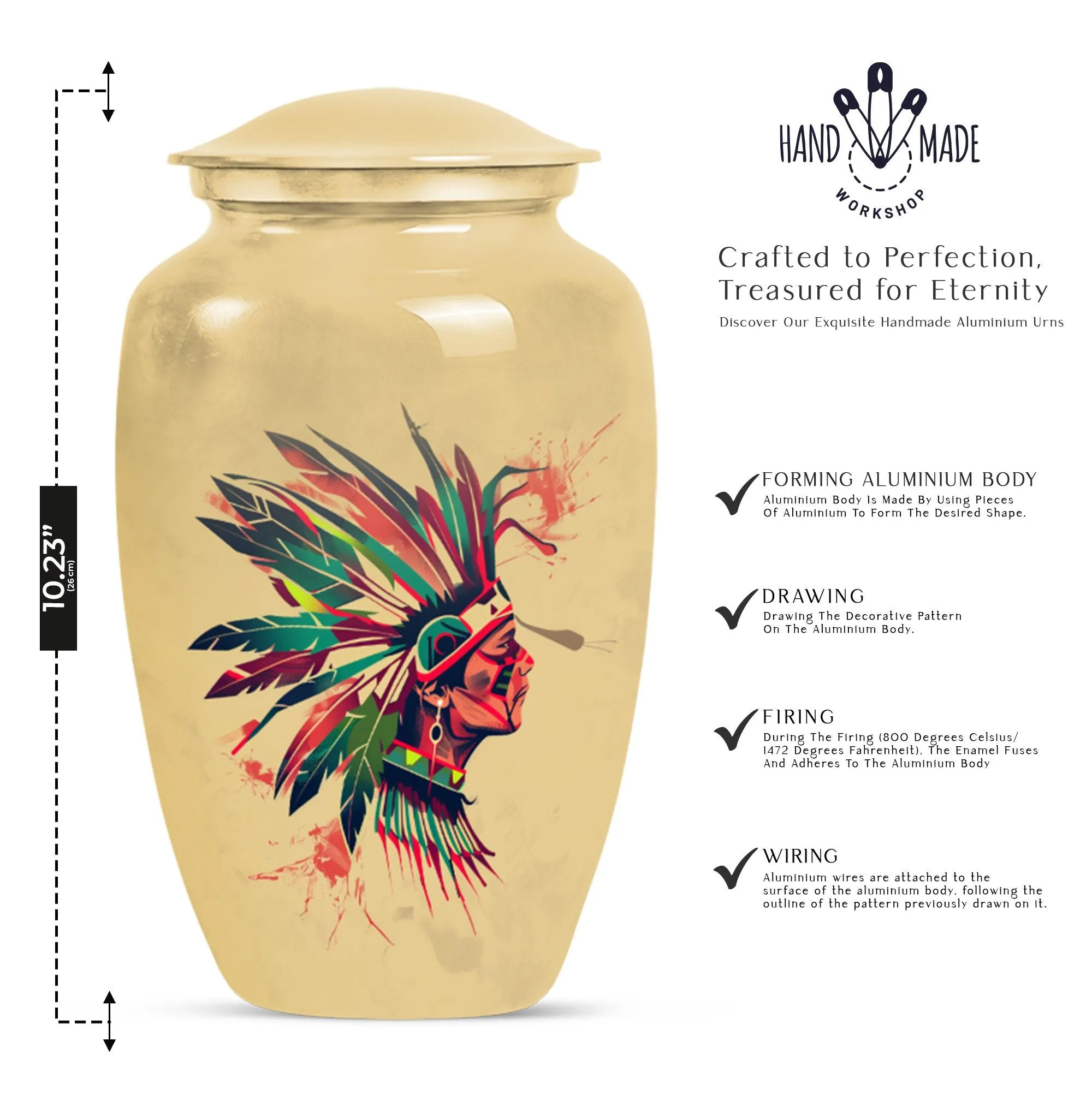 Native American Funeral Ash Memory Keeper