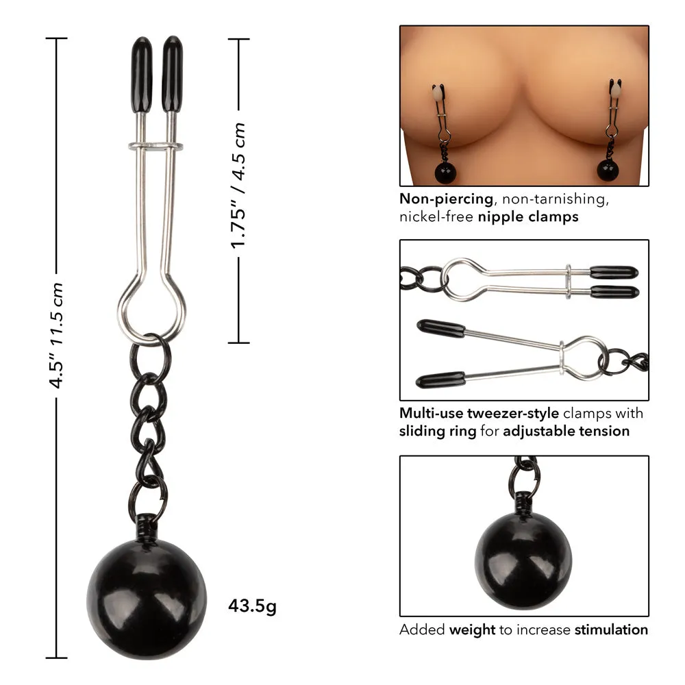 Nipple Grips Weighted Tweezer Nipple Clamps