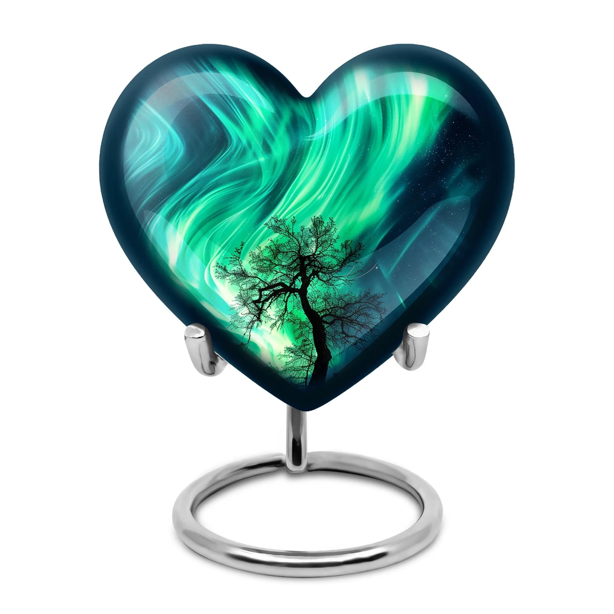 Northern Lights Theme - Keepsake Cremation Urn