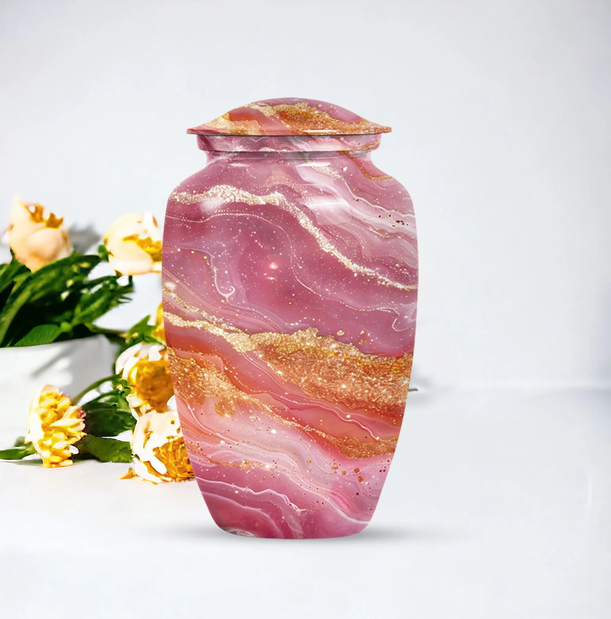 Pastel Swirl Cremation Solution for Eternal Remembrance