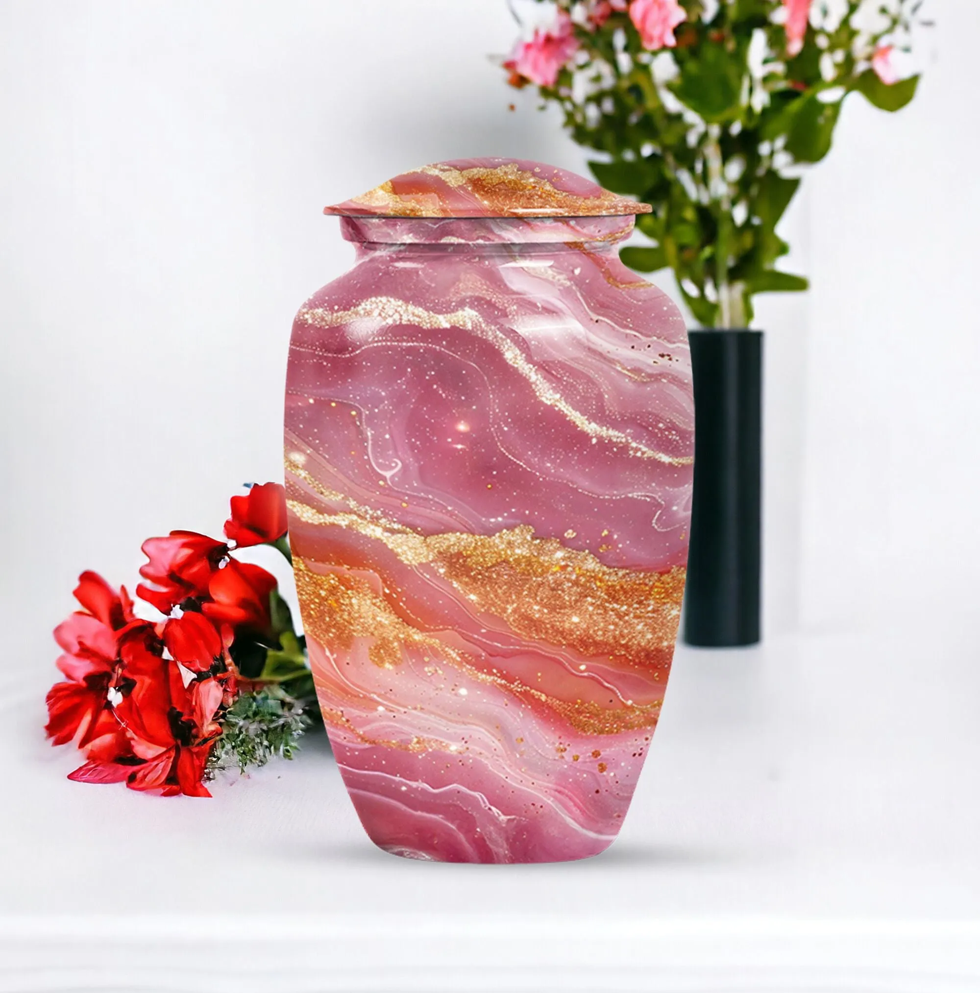 Pastel Swirl Cremation Solution for Eternal Remembrance