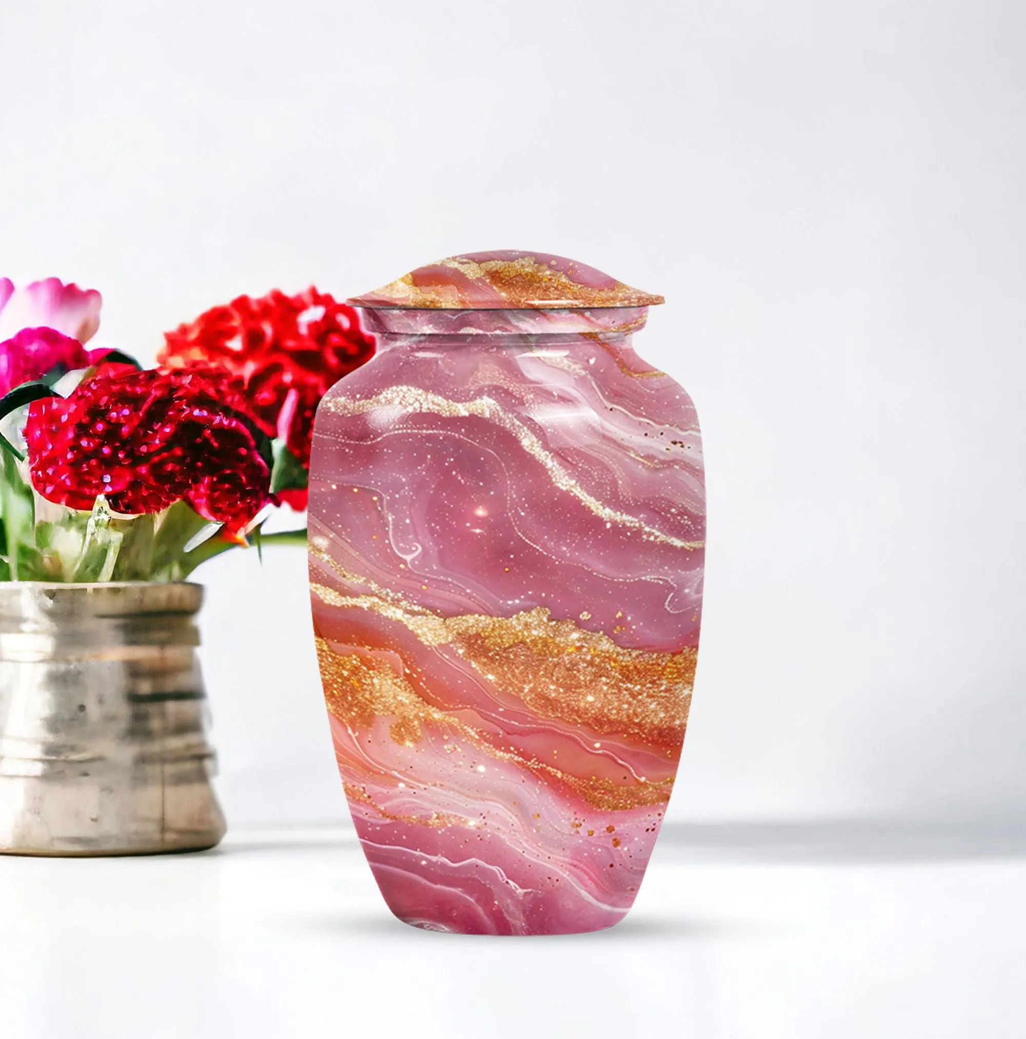 Pastel Swirl Cremation Solution for Eternal Remembrance