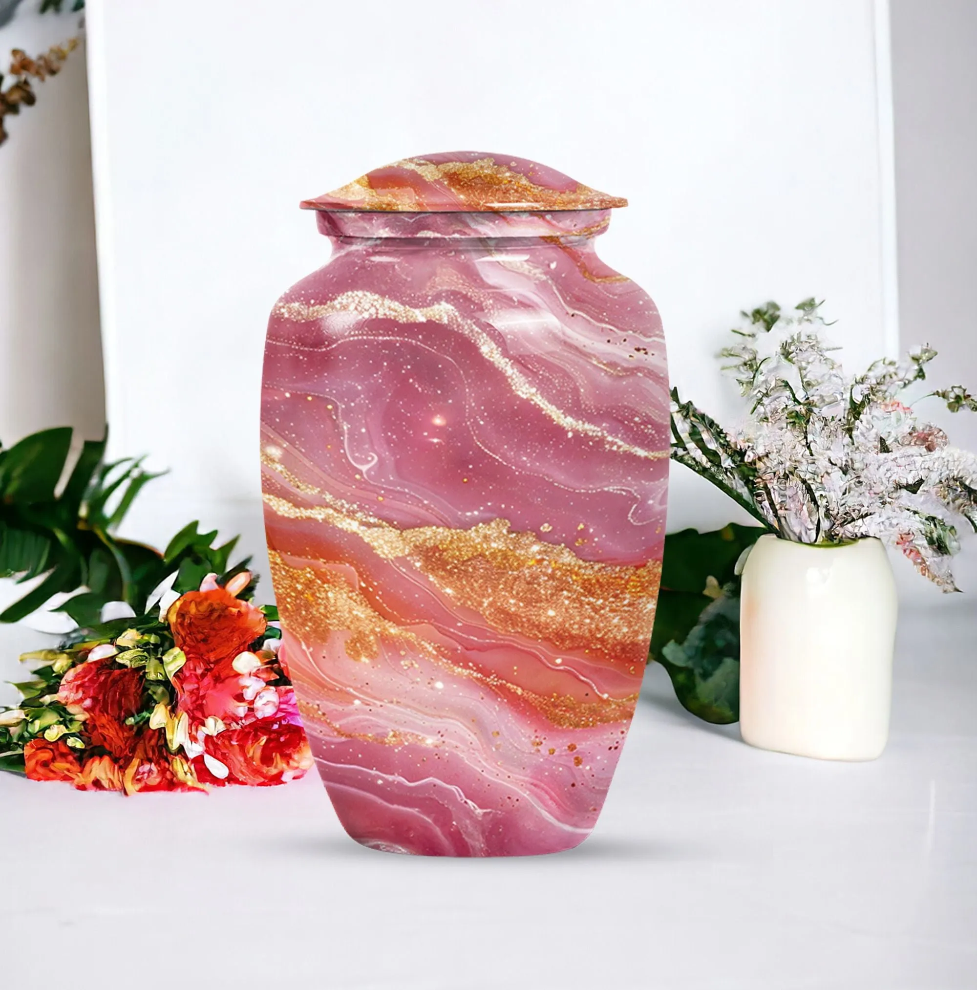 Pastel Swirl Cremation Solution for Eternal Remembrance
