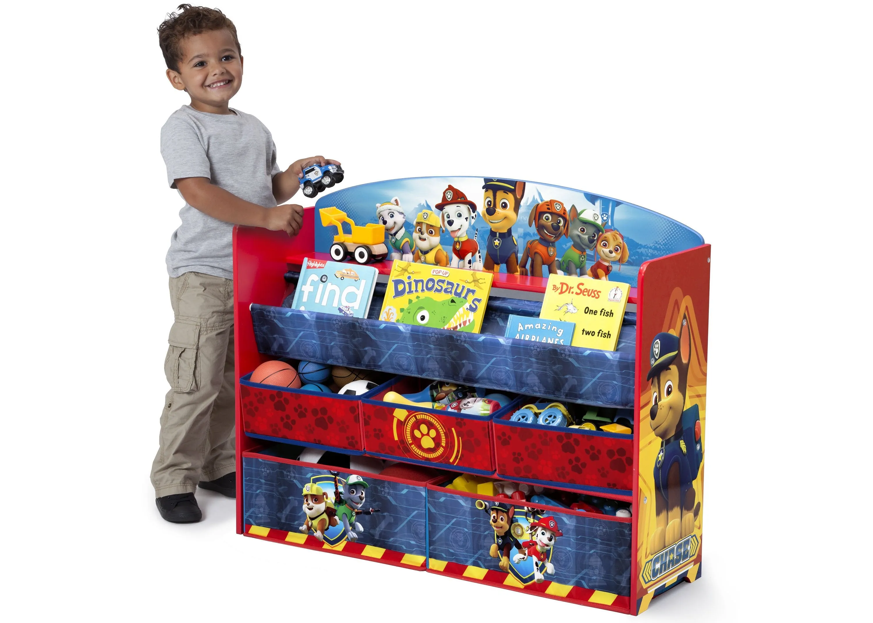 PAW Patrol Deluxe Book and Toy Organizer