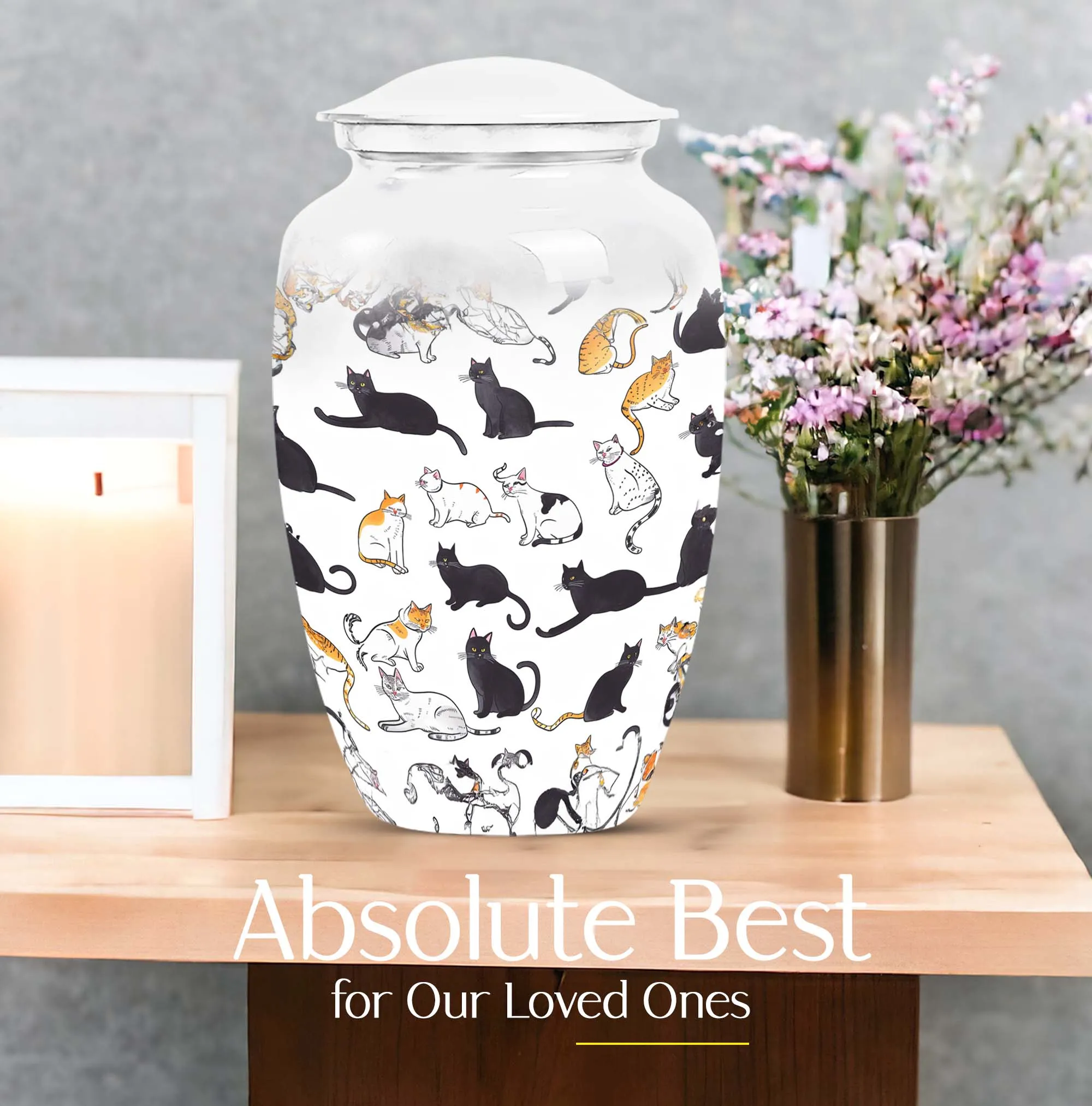 PAWS Urn for Cremation - A Feminine Tribute Full of Grace