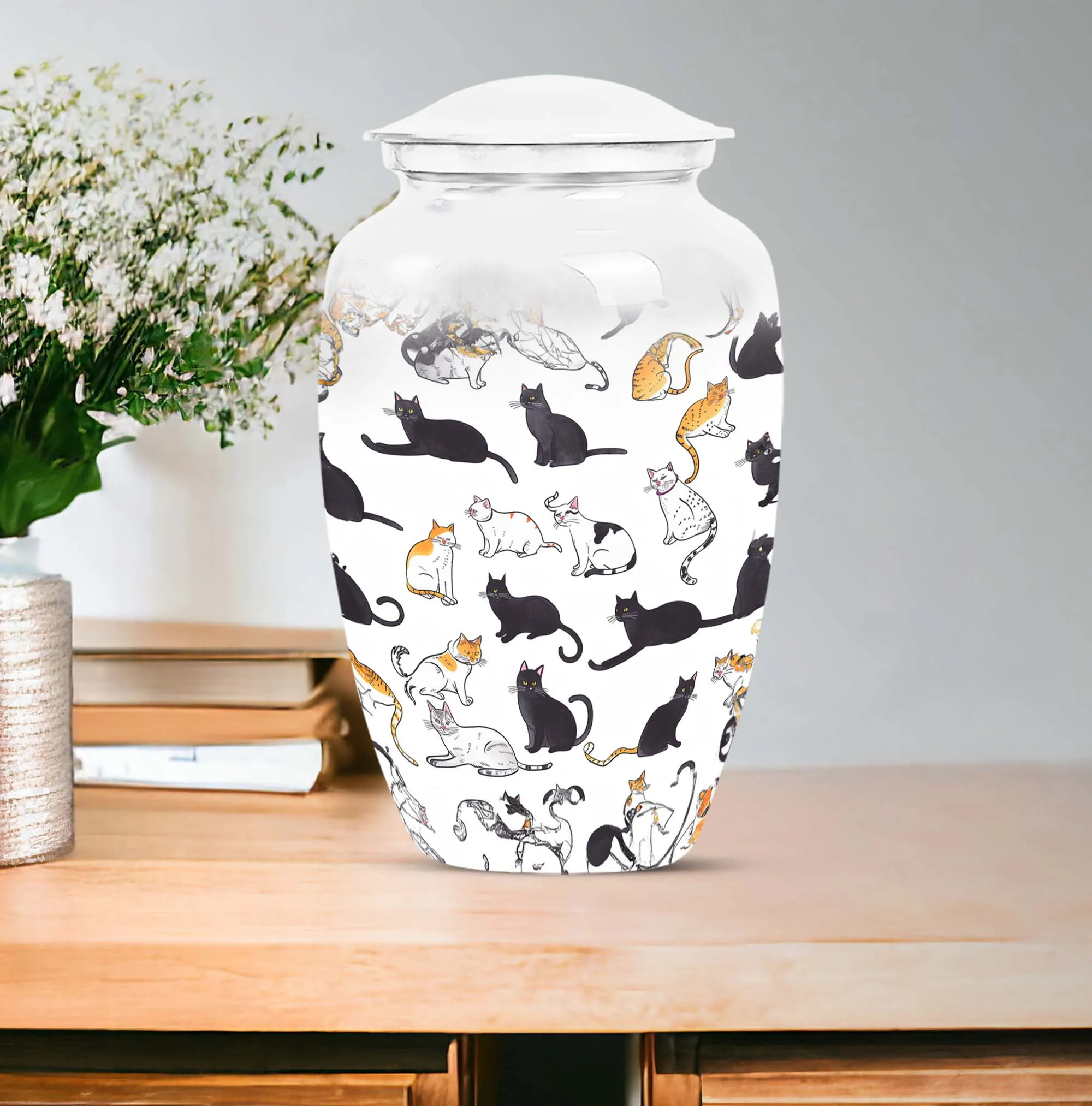 PAWS Urn for Cremation - A Feminine Tribute Full of Grace