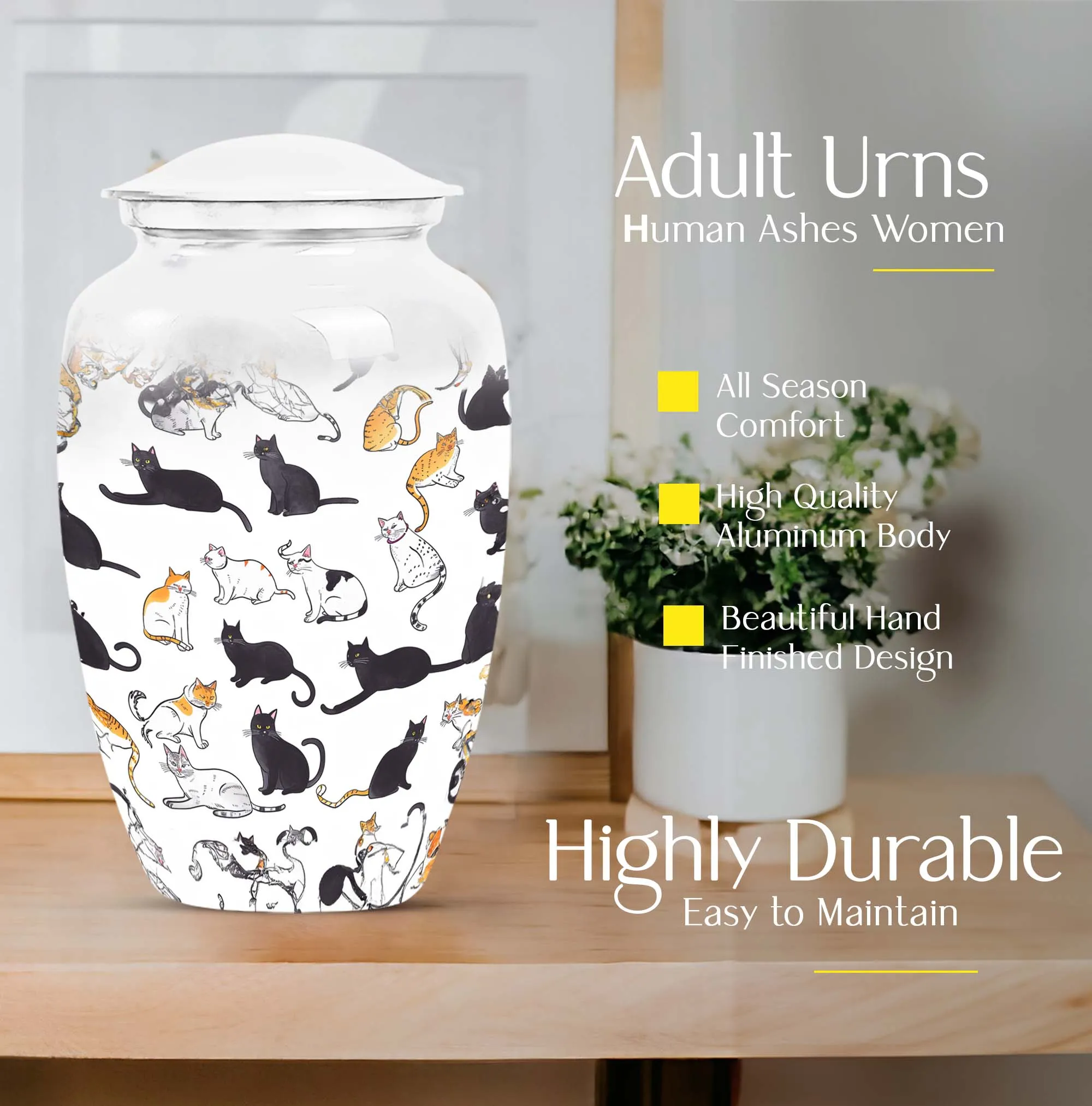 PAWS Urn for Cremation - A Feminine Tribute Full of Grace