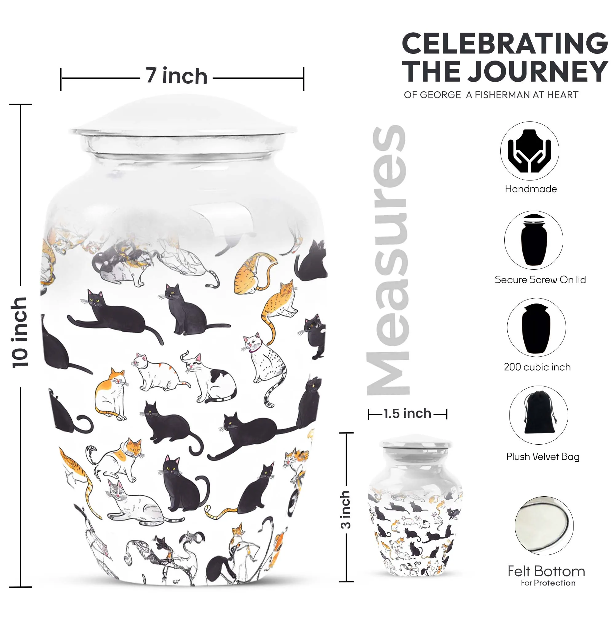 PAWS Urn for Cremation - A Feminine Tribute Full of Grace