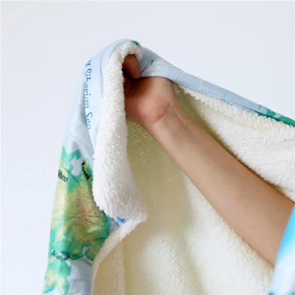 Peace and Loaf Cozy Hooded Blanket
