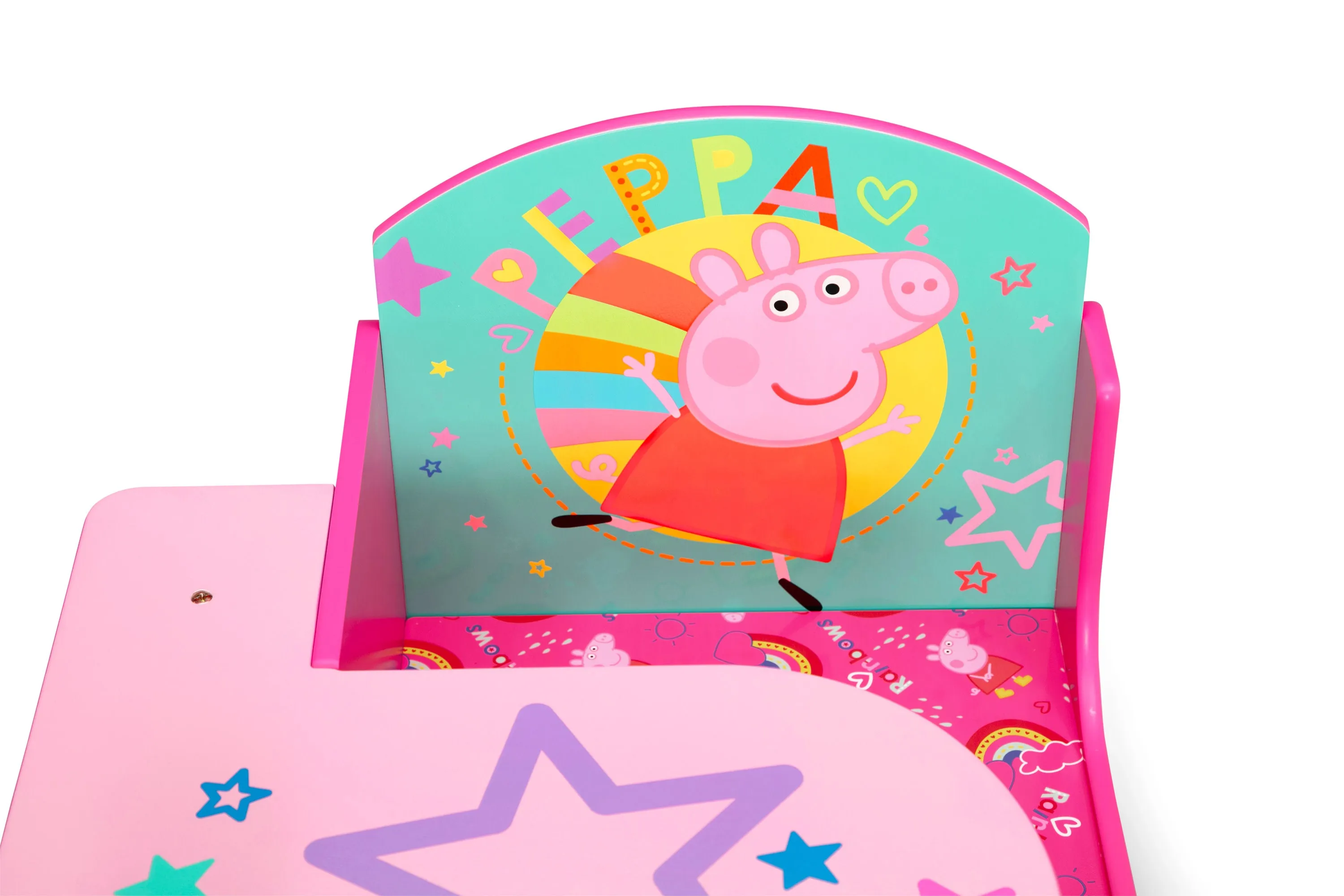 Peppa Pig Big Adventures Chair Desk with Storage Bin