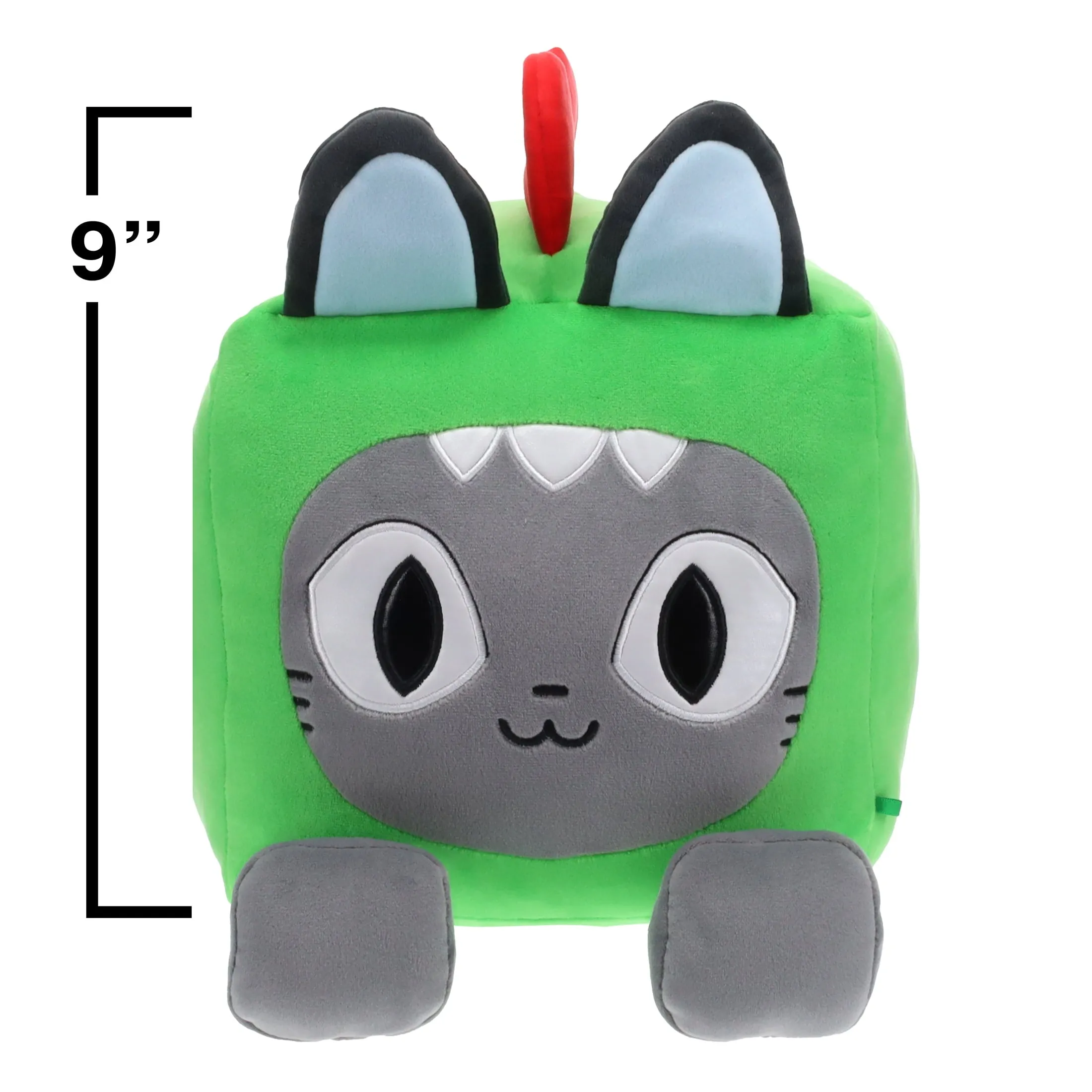 Pet Simulator Giant Plush Dino Cat, 8.5" Tall Plush Toys - Polyester Filling
