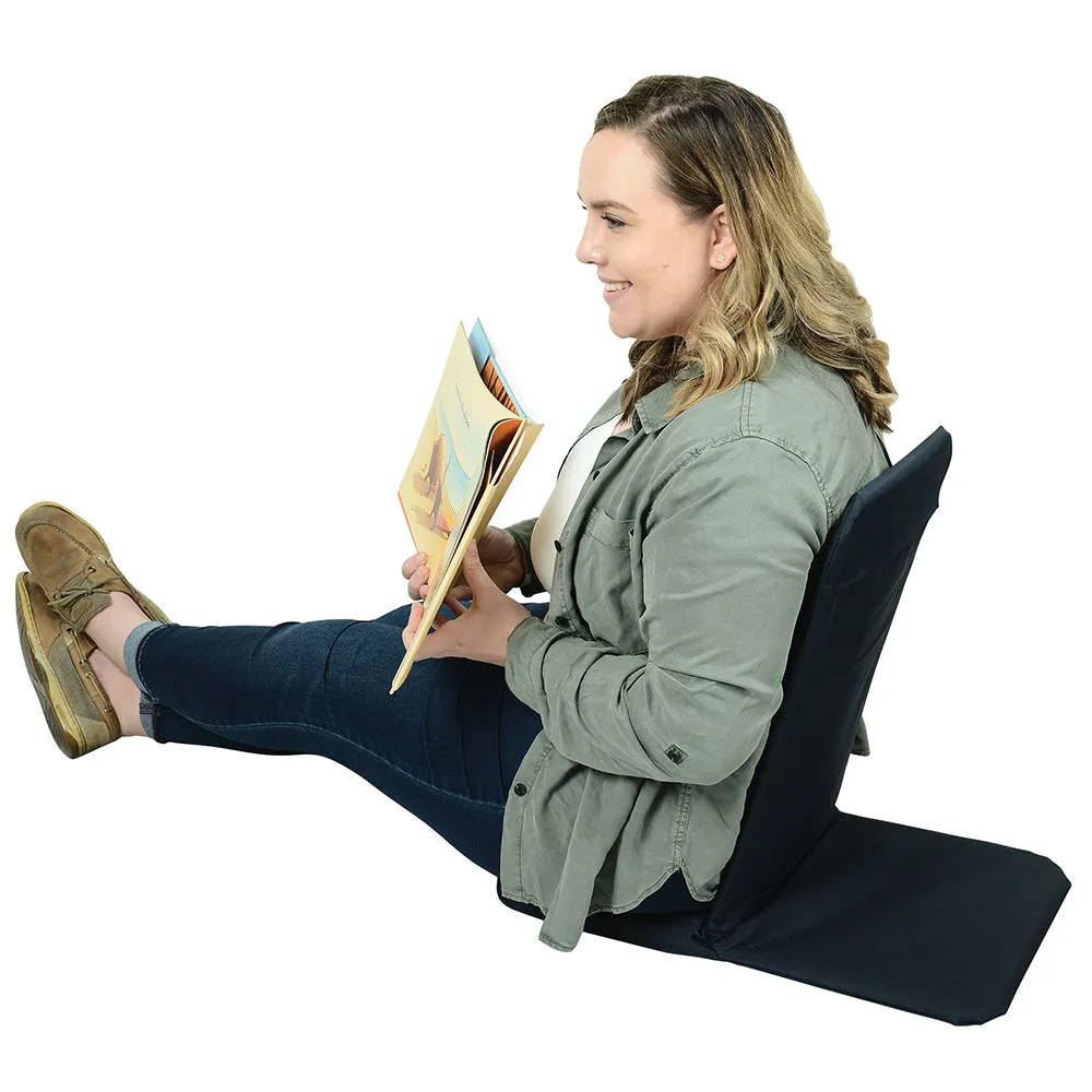 Portable Floor Seat with Back Support | Back Saver Chair for Educators