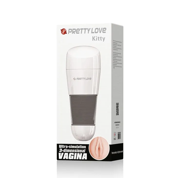 Pretty Love - Kitty Stroker Masturbator (Beige)