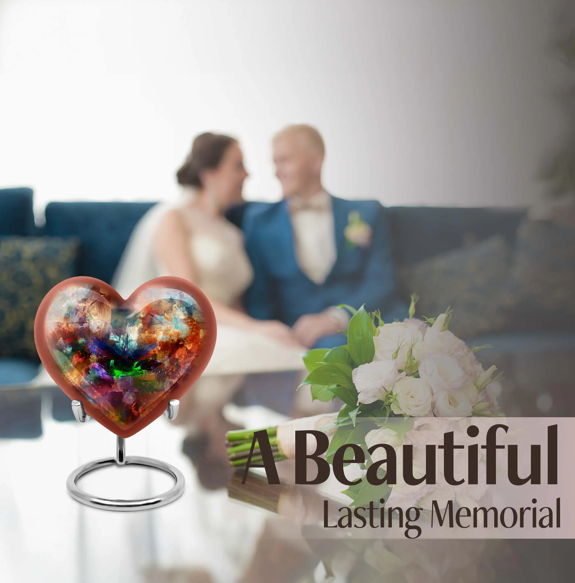 Puffin Bird Memorial Urn for Women - Midst of Grief Urn