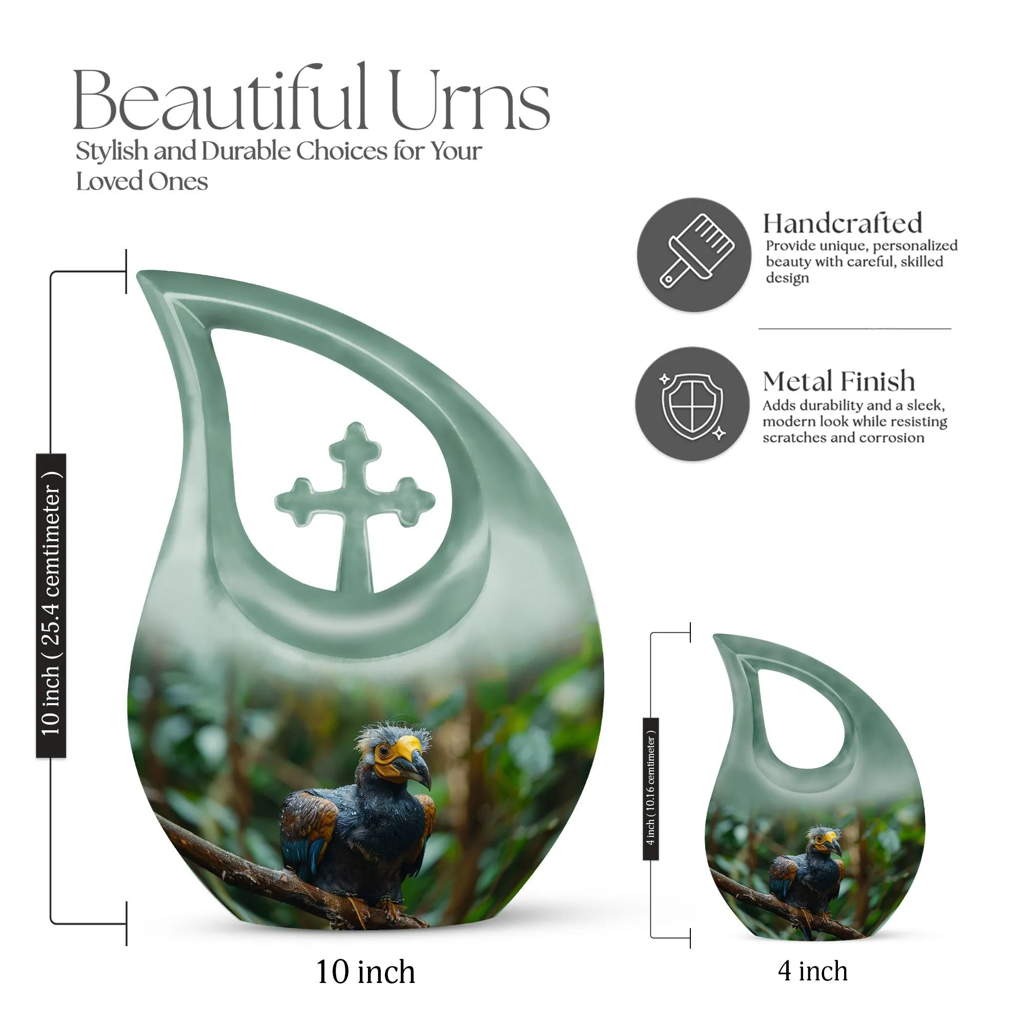 Puffin Bird Urn : Affordable Memorial Urn for Human Ashes