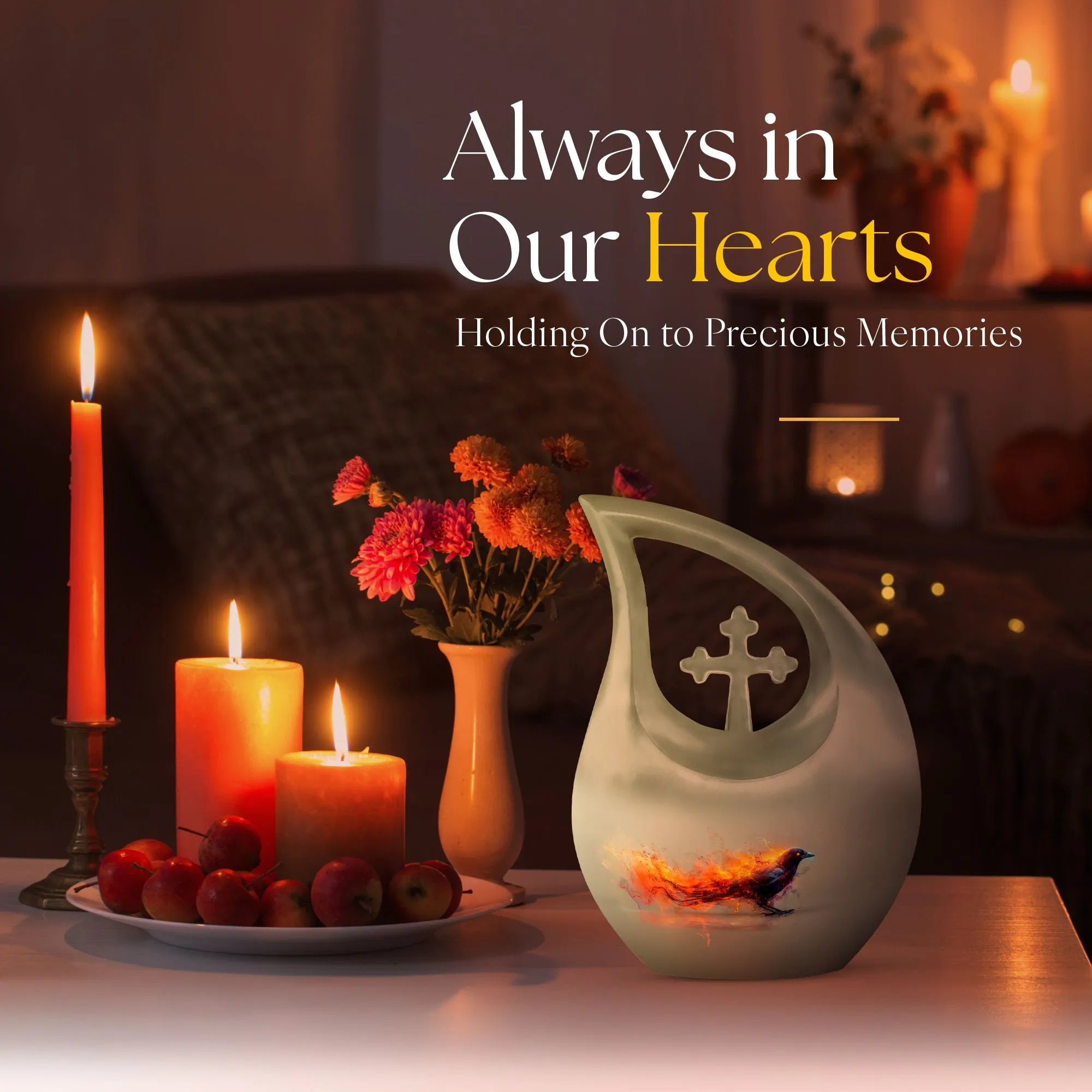 Raven Mirage Urn, The Affordable Respecting Memorial Urn