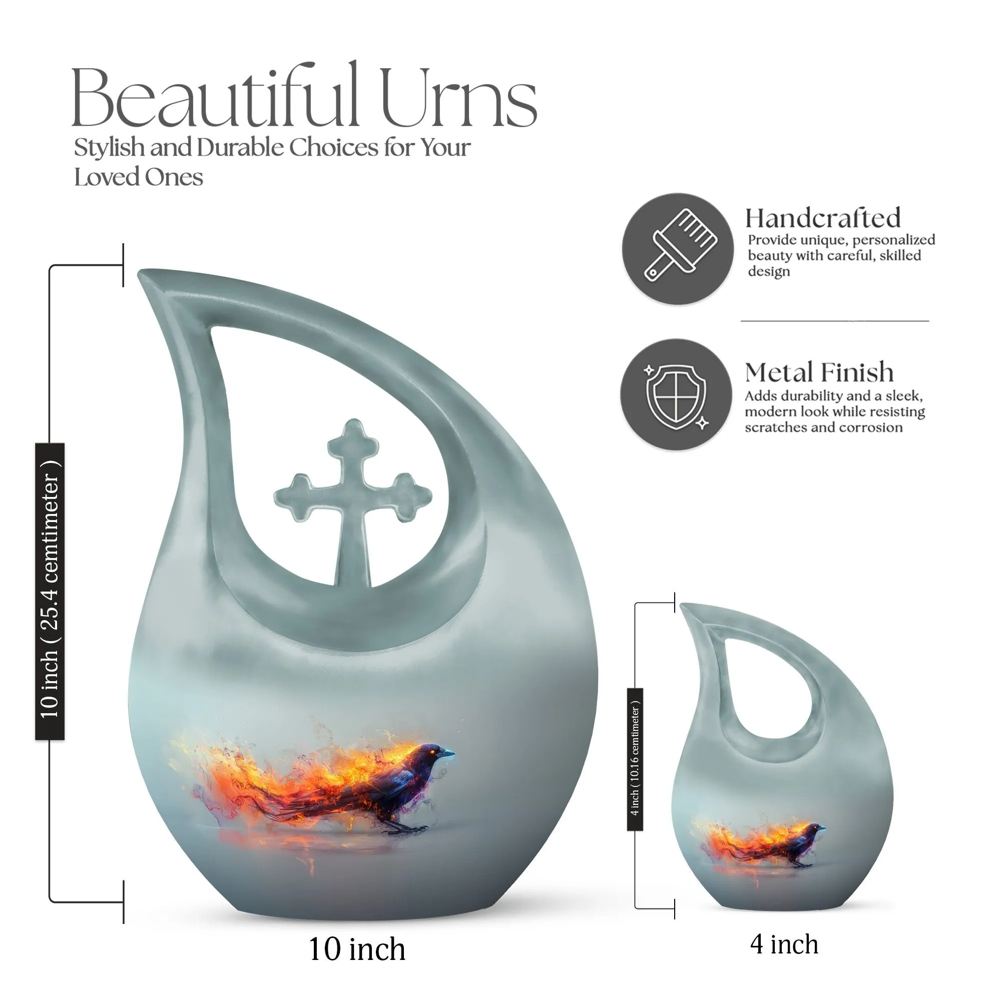 Raven Mirage Urn, The Affordable Respecting Memorial Urn