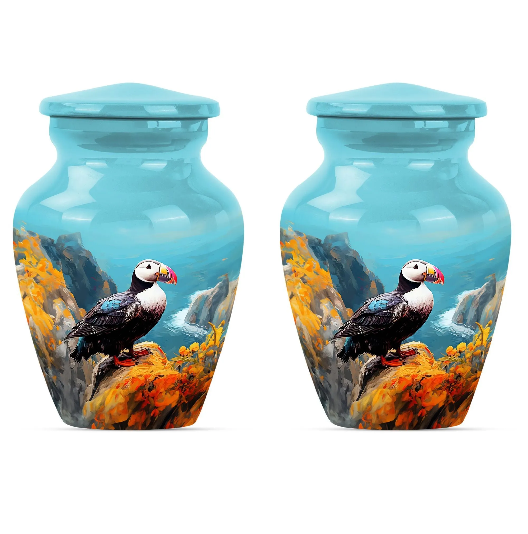 Remembrance Radiance Puffin Bird Urn Timeless Honor for Mom
