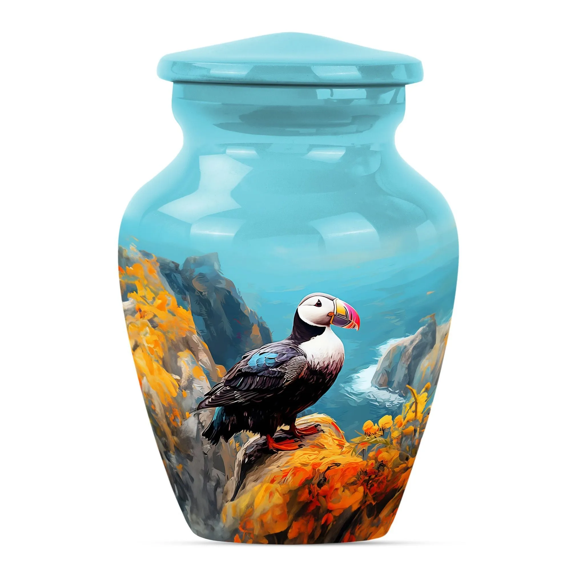 Remembrance Radiance Puffin Bird Urn Timeless Honor for Mom
