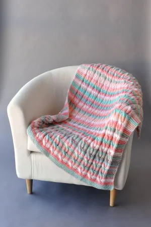 Reversible Cable Blanket