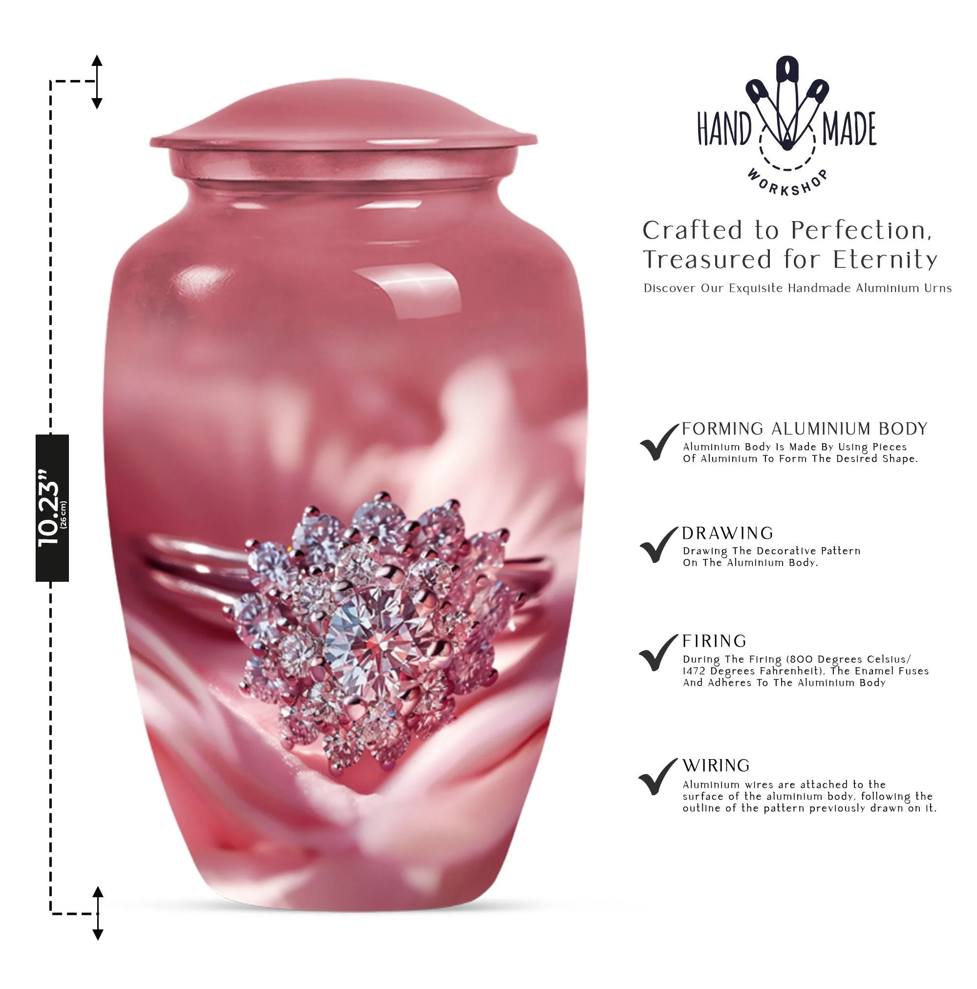 Ring Urn - A Majestic Memorial Medium Sized Burial Artwork