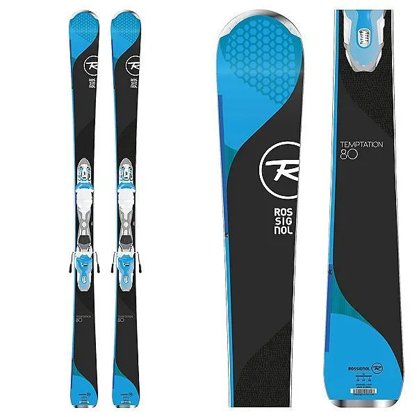 Rossignol Women's Temptation 80 Sport Ski Package