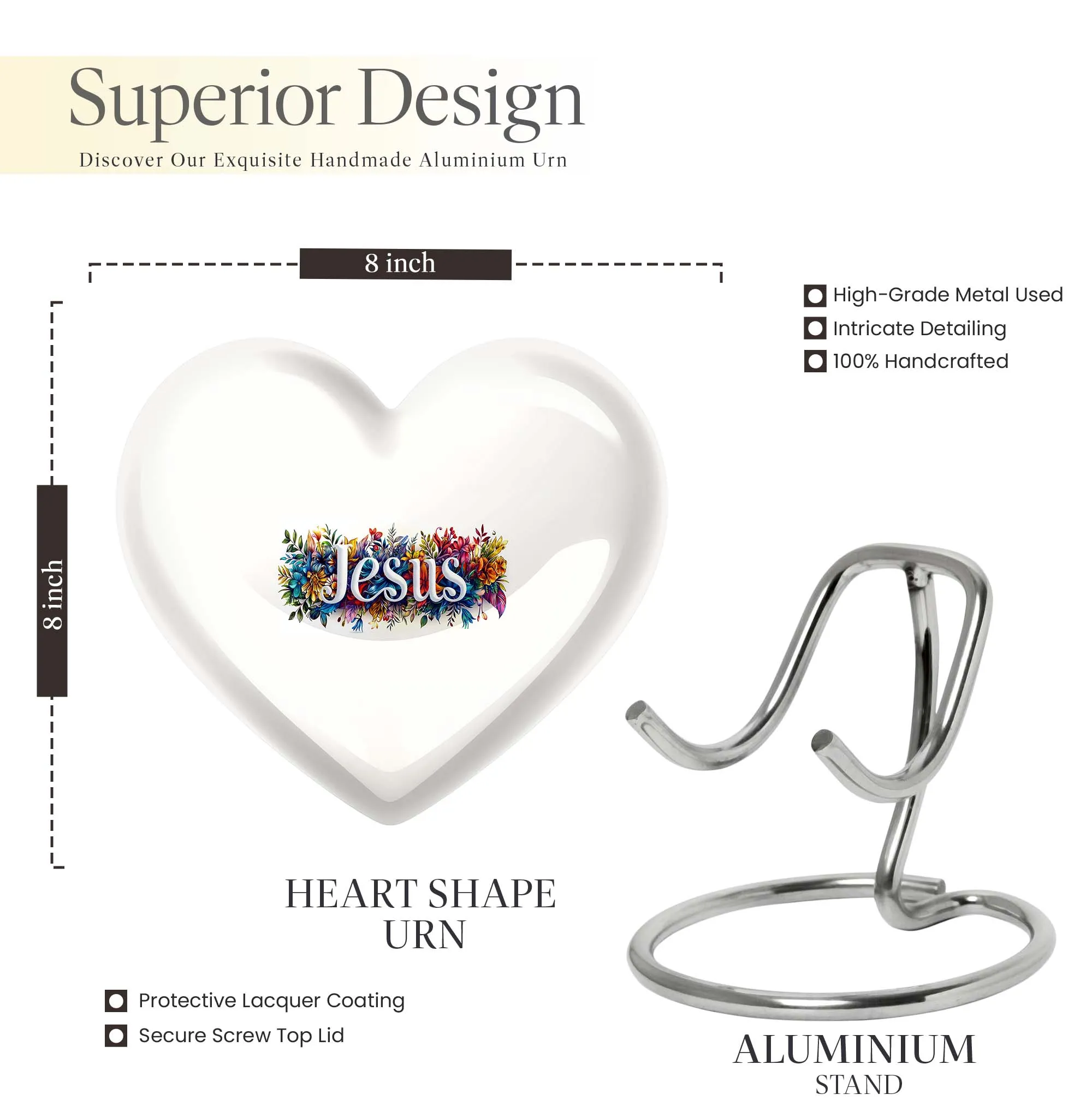 Sacred  Jesus Urn: The Ultimate Symbol of Hope and Eternal Rest
