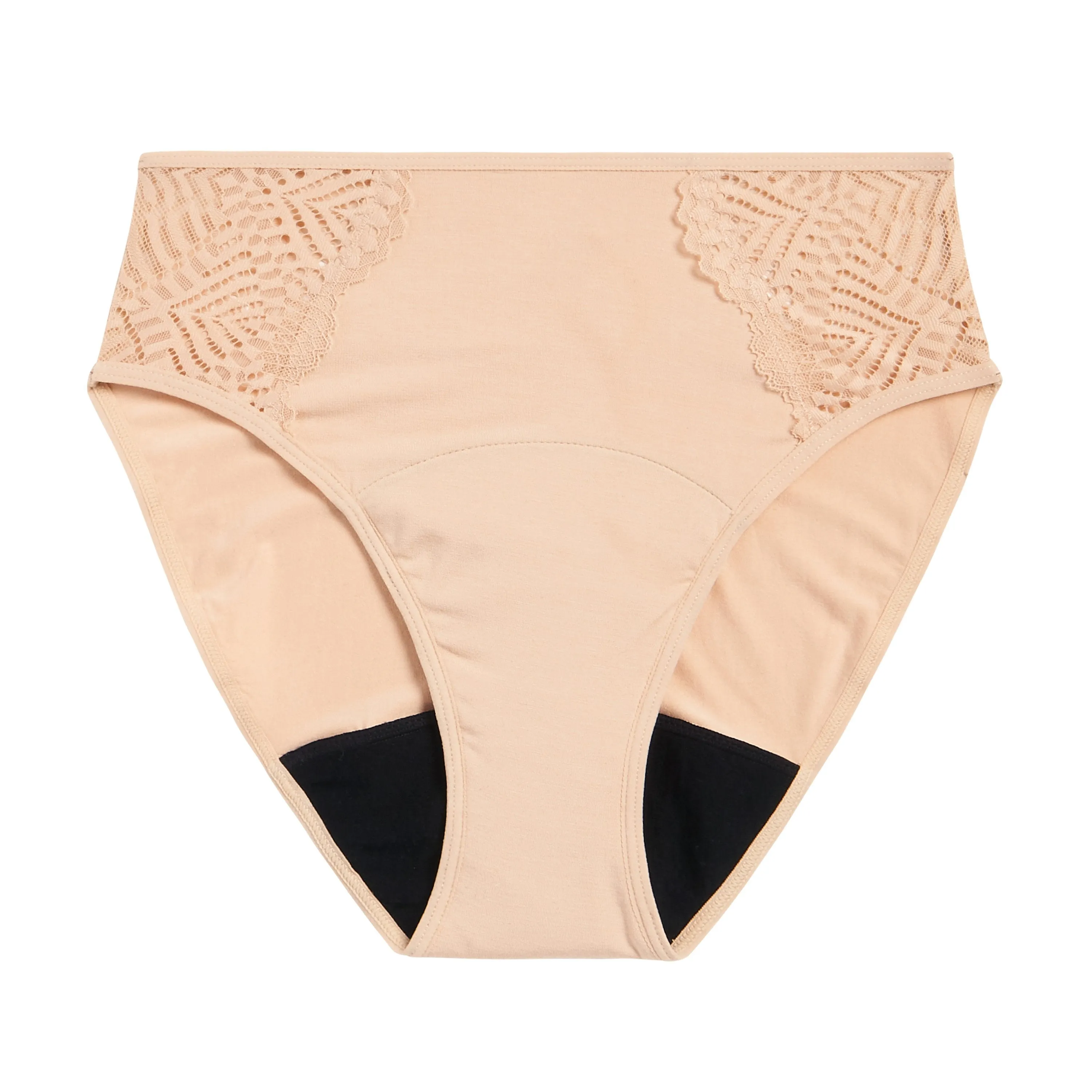 Sensual French Cut Moderate Beige