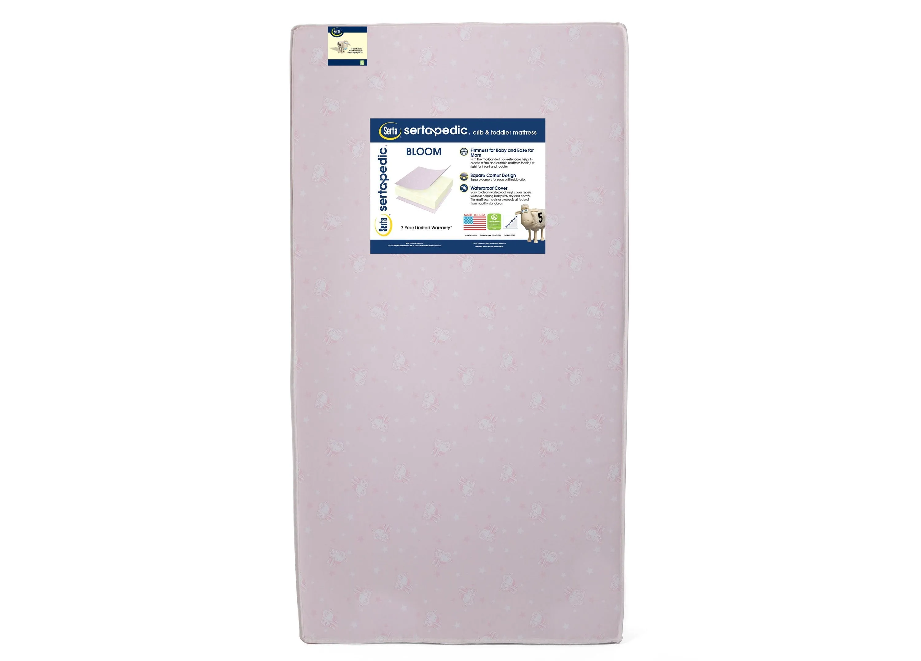 Sertapedic® Bloom Crib and Toddler Mattress