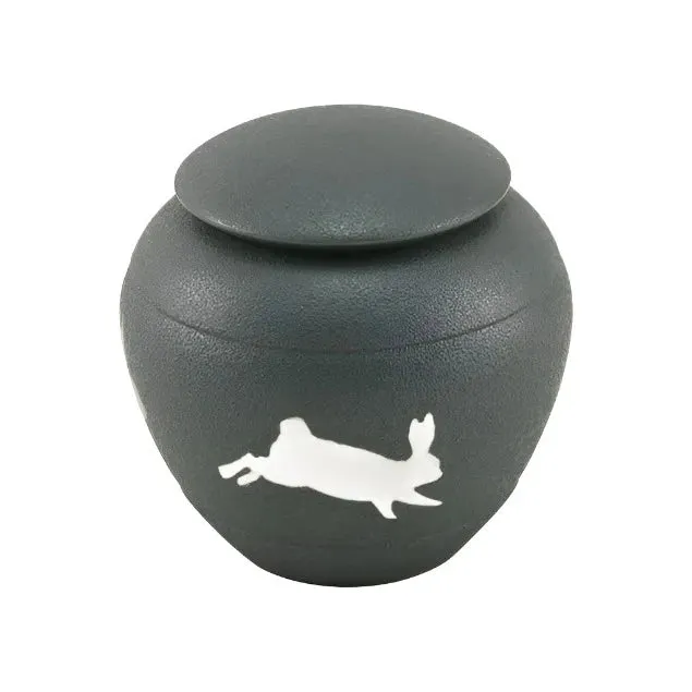 Silhouette Rabbit Cremation Urn | Petite Size For Dog or Cat | Holds up to a 30# Pet