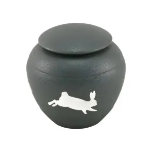 Silhouette Rabbit Cremation Urn | Petite Size For Dog or Cat | Holds up to a 30# Pet