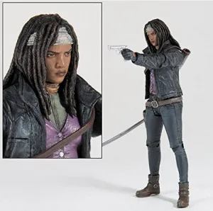 Skybound Exclusive The Walking Dead Michonne BOTH Full Color and Black/White Bloody Action Figure SDCC Exclusive