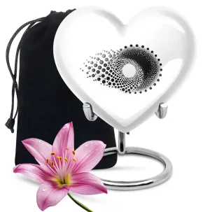 Spiral Urn Love Eternally Abstract Memorial Large Urn