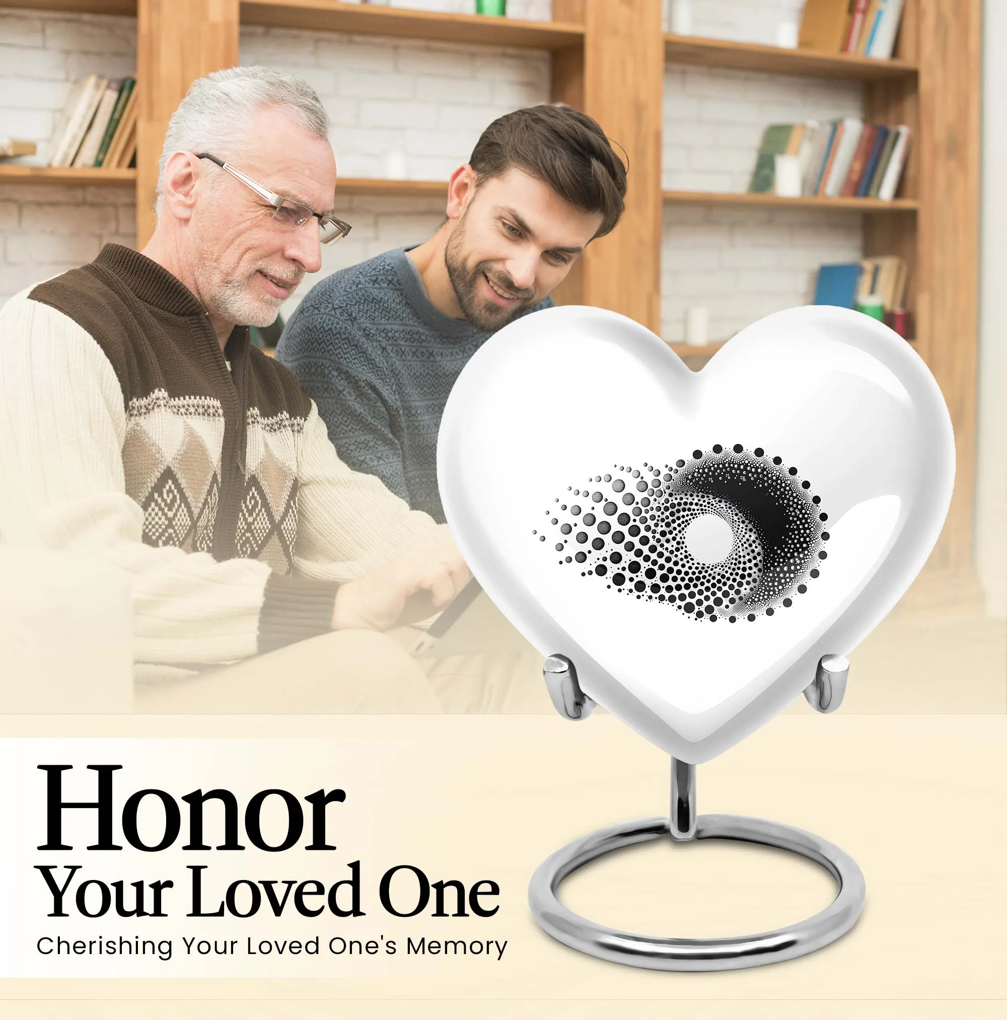Spiral Urn Love Eternally Abstract Memorial Large Urn
