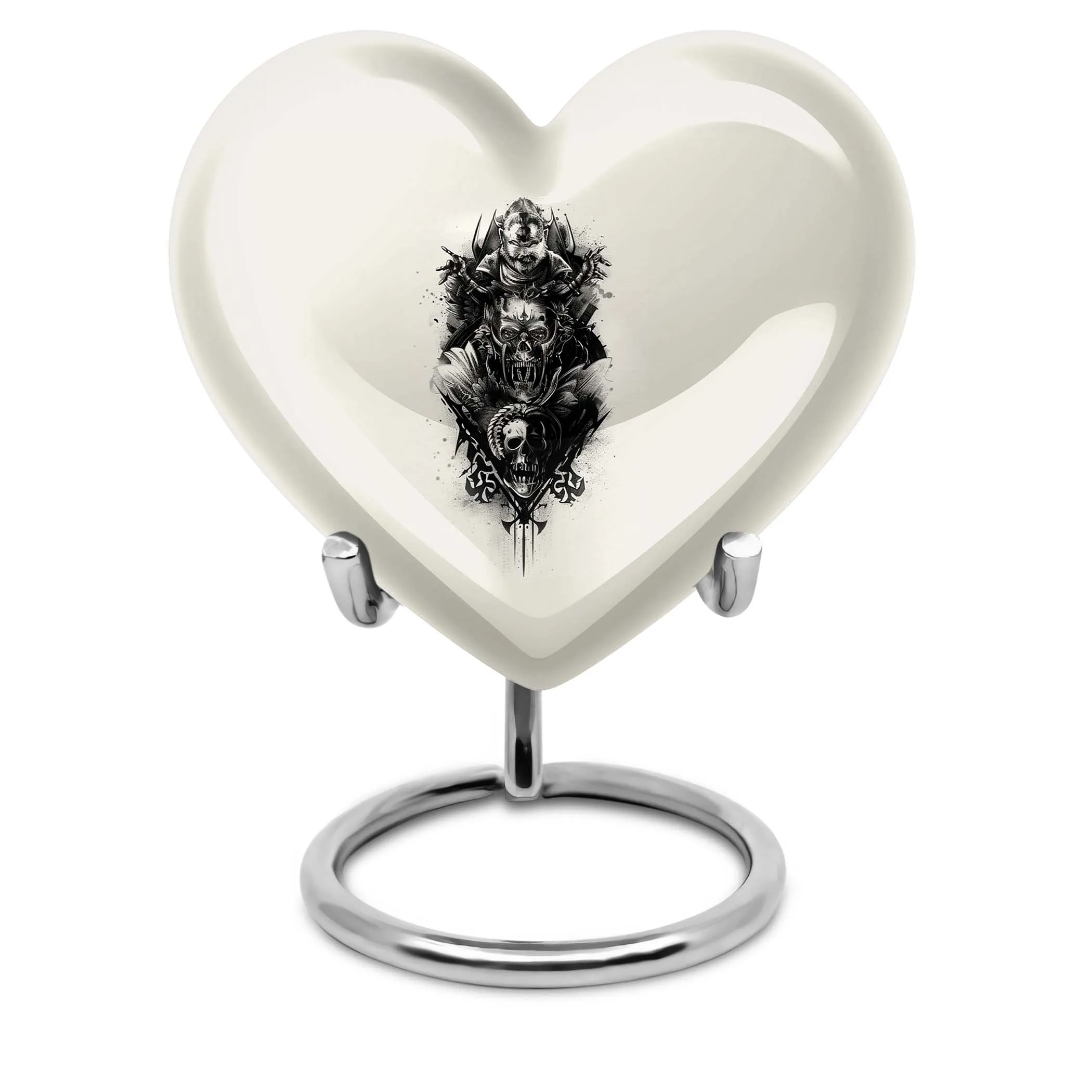Spiritual Harmony Medium Catholic Urn for Cremation Keepsakes