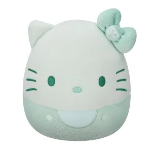 Squishmallow SQSN00490 8 inch Hello Kitty Monochrome 50th Anniversay Teal Ultra Soft Toy